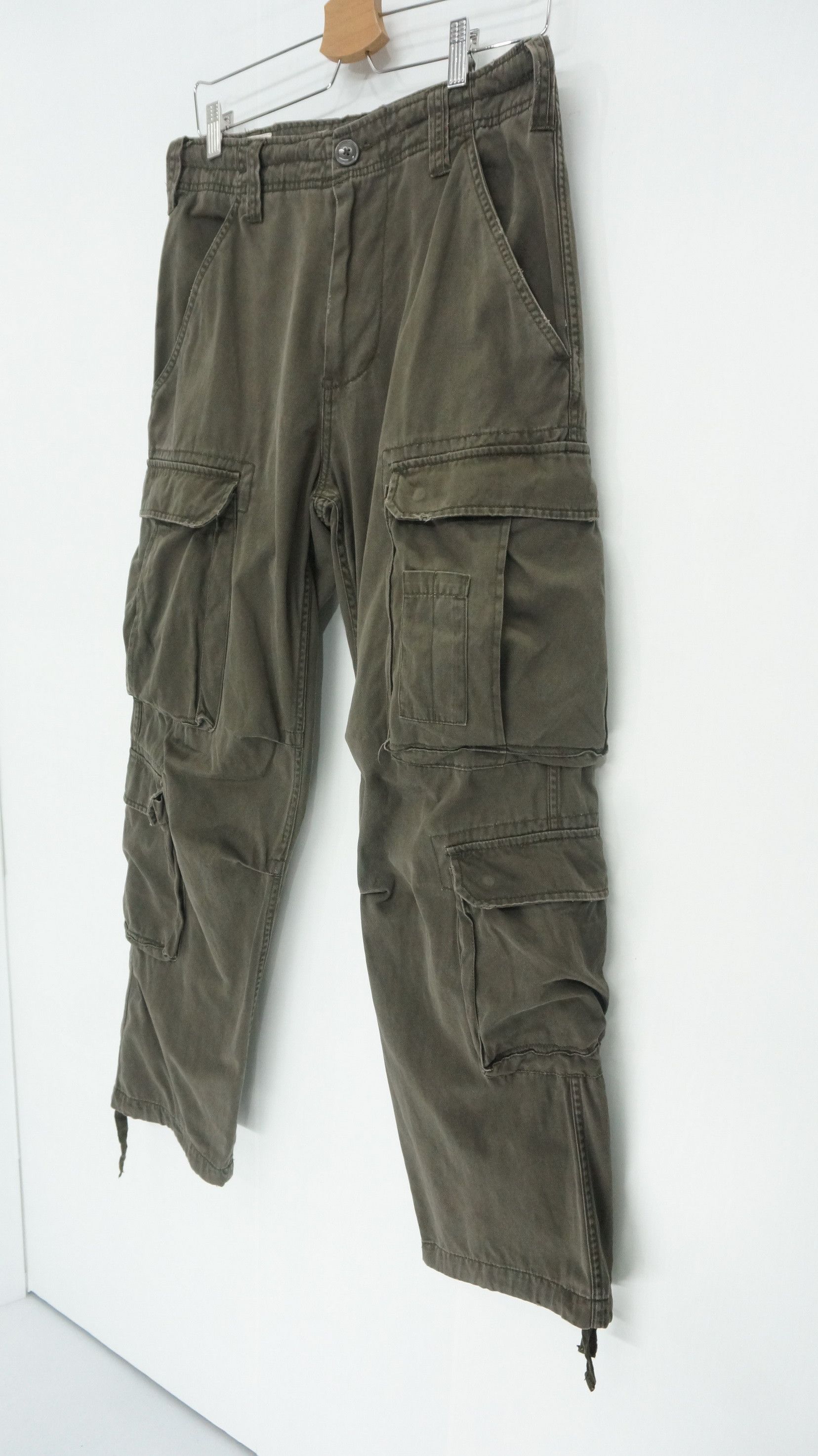 Japanese Brand 🔥REAL CRUSH CLOTHING 8 Pockets Tactical Worn Cargo Pants Size US 30 / EU 46 - 3 Thumbnail