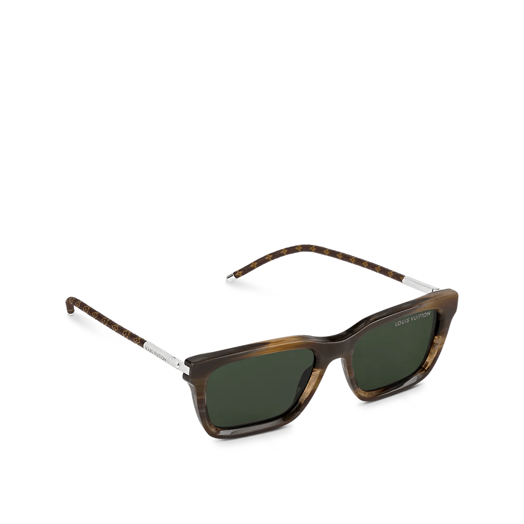 Louis Vuitton LV Escape Square Sunglasses Black Acetate. Size E