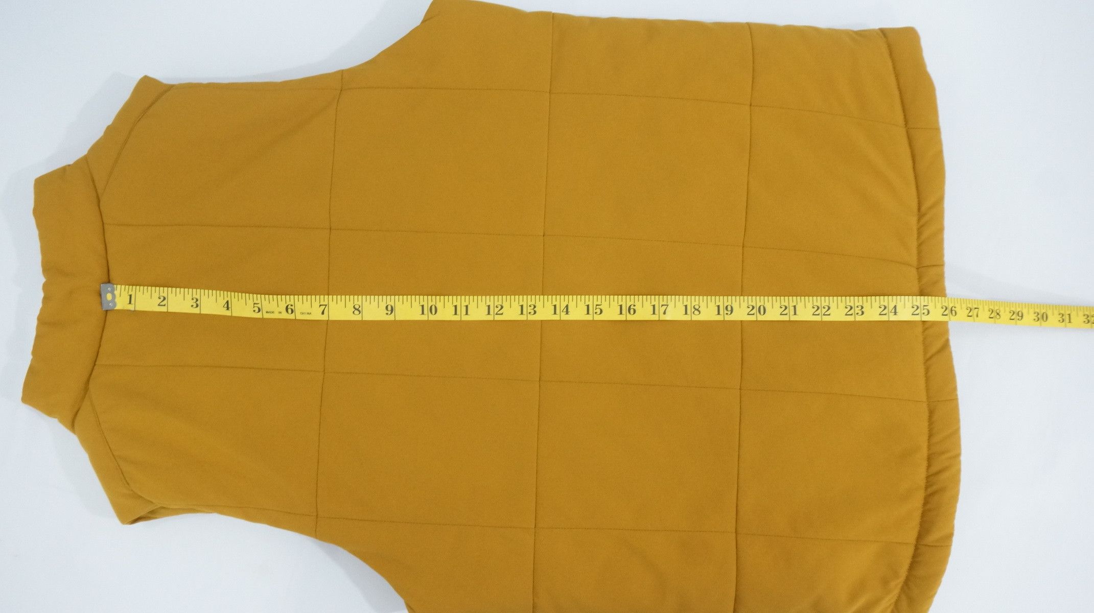Japanese Brand Japanese TYANDY Mustard Padded Puffer Vest Size US XS / EU 42 / 0 - 14 Thumbnail