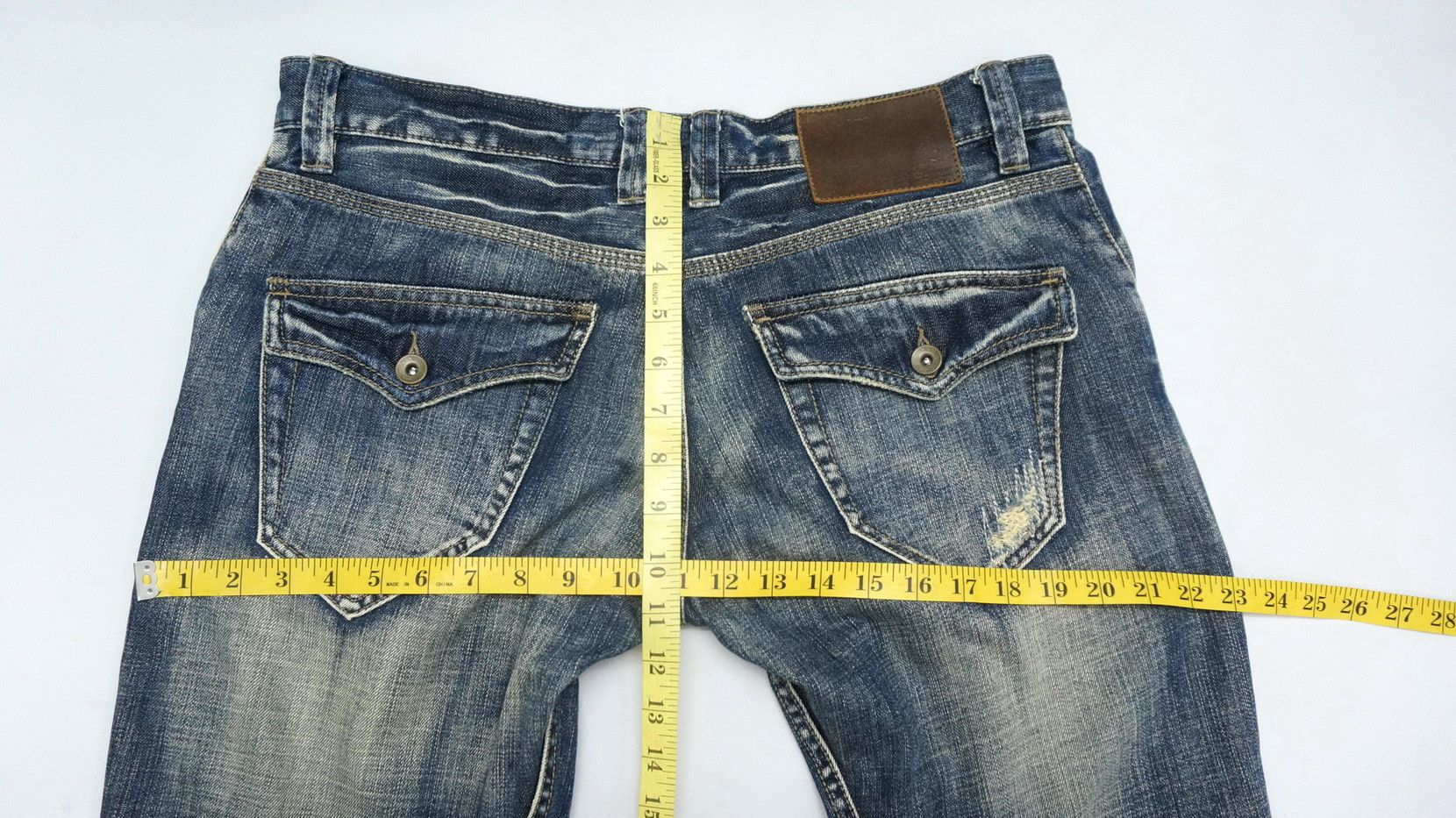 Issey Miyake 🔥TETE HOMME Twisted Seam Flared Lowrise Jeans Size US 33 - 19 Thumbnail