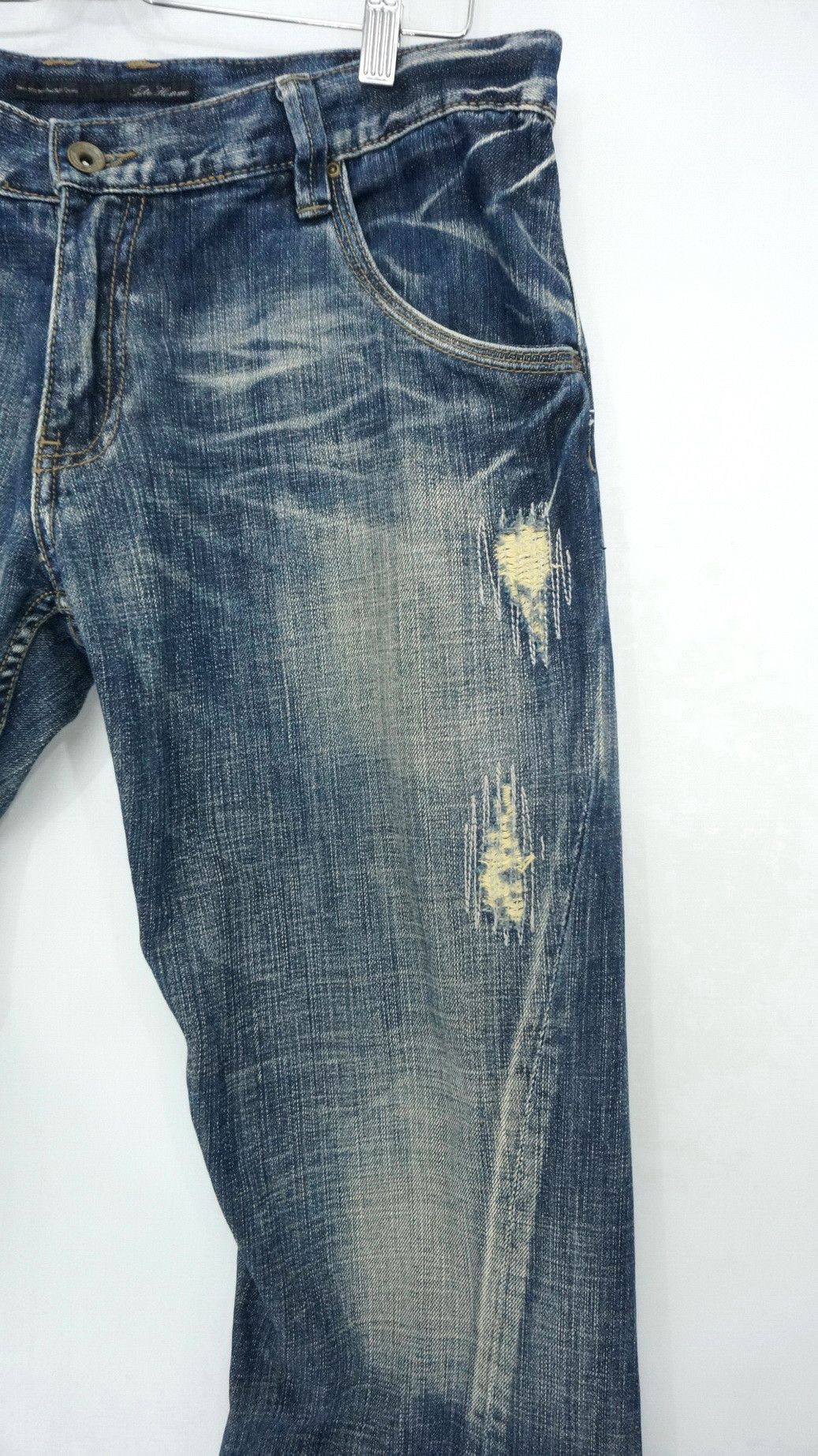 Issey Miyake 🔥TETE HOMME Twisted Seam Flared Lowrise Jeans Size US 33 - 8 Thumbnail