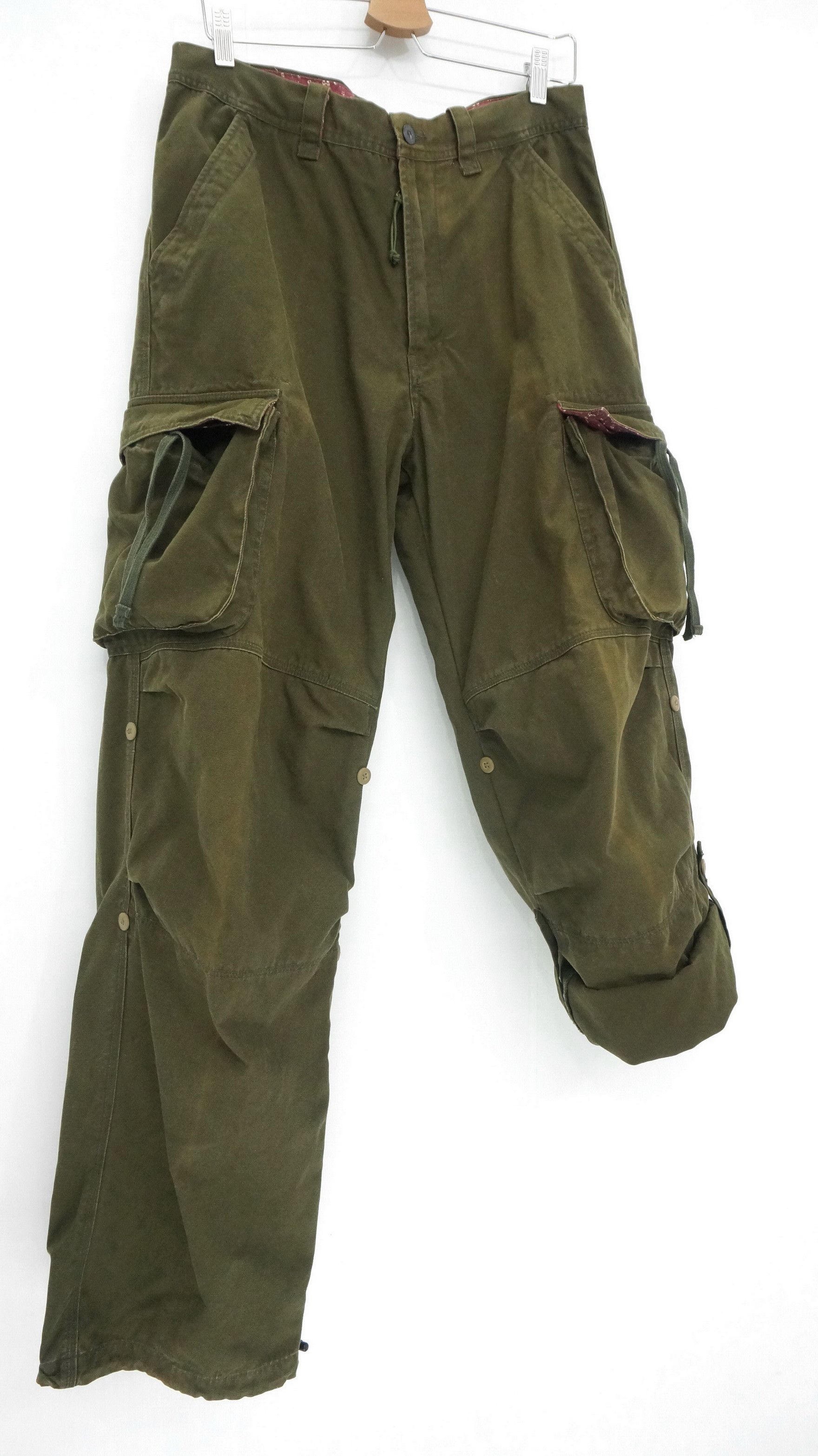 Japanese Brand 🔥🔥Vintage SUNNY CLOUD Sunfaded Heavy Cargo Pants Size US 32 / EU 48 - 6 Thumbnail