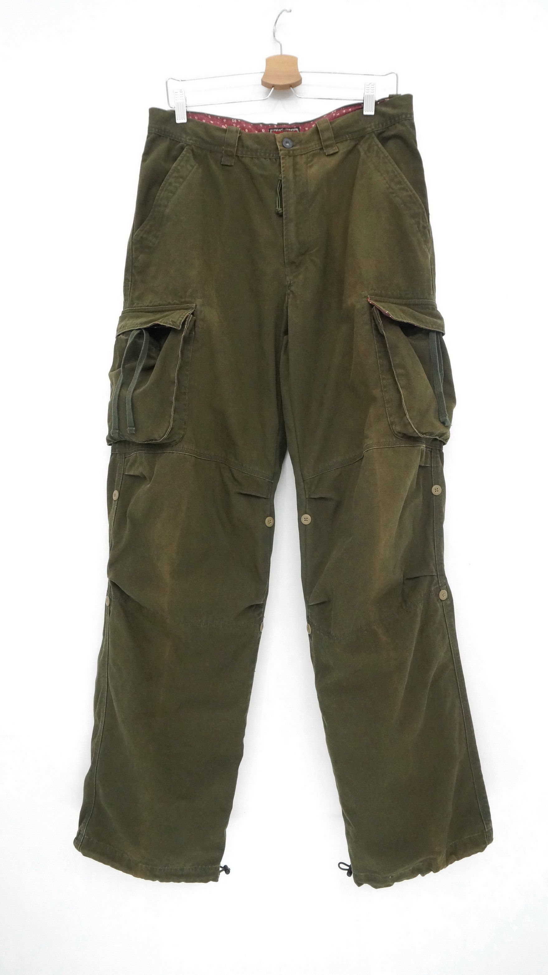 Japanese Brand 🔥🔥Vintage SUNNY CLOUD Sunfaded Heavy Cargo Pants Size US 32 / EU 48 - 1 Thumbnail