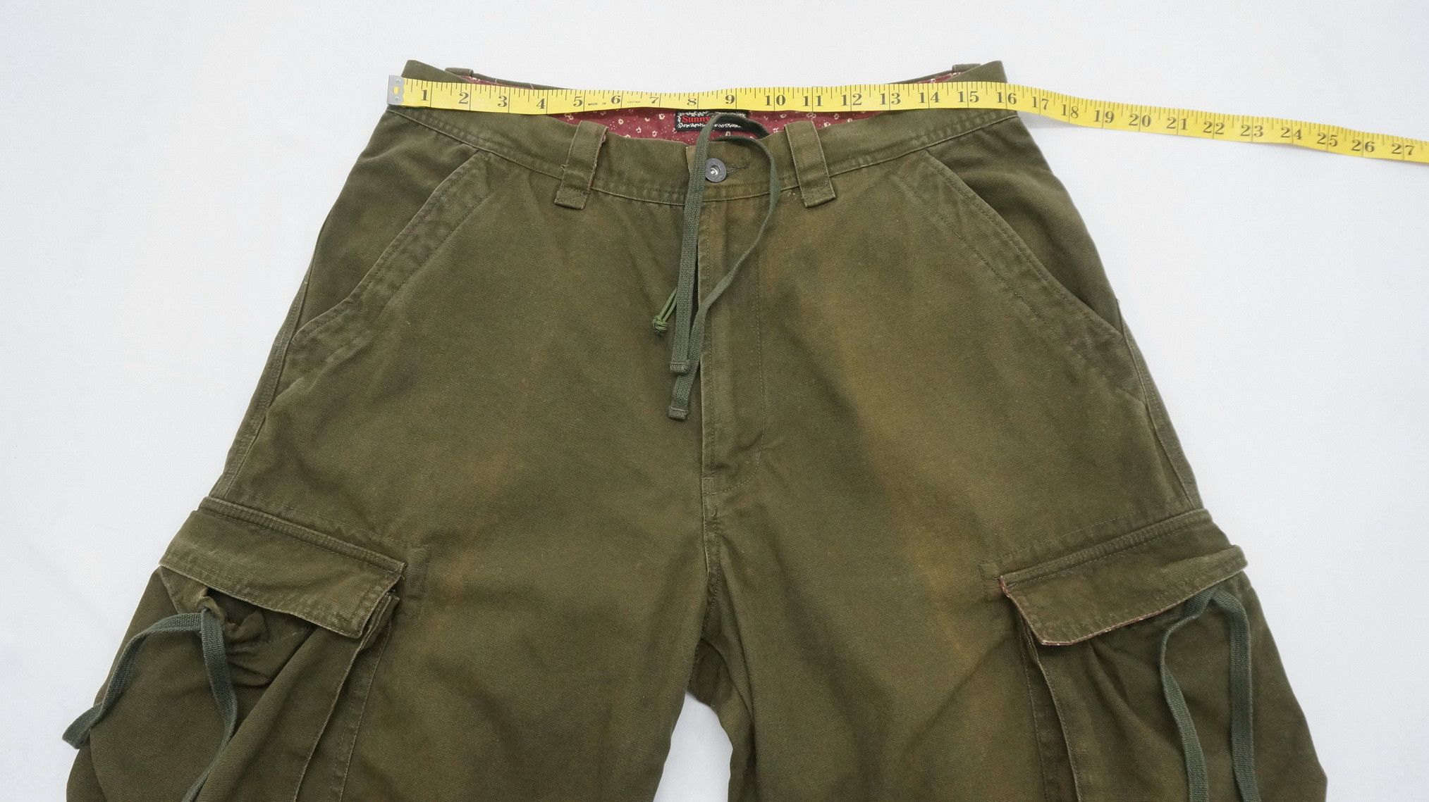 Japanese Brand 🔥🔥Vintage SUNNY CLOUD Sunfaded Heavy Cargo Pants Size US 32 / EU 48 - 15 Thumbnail