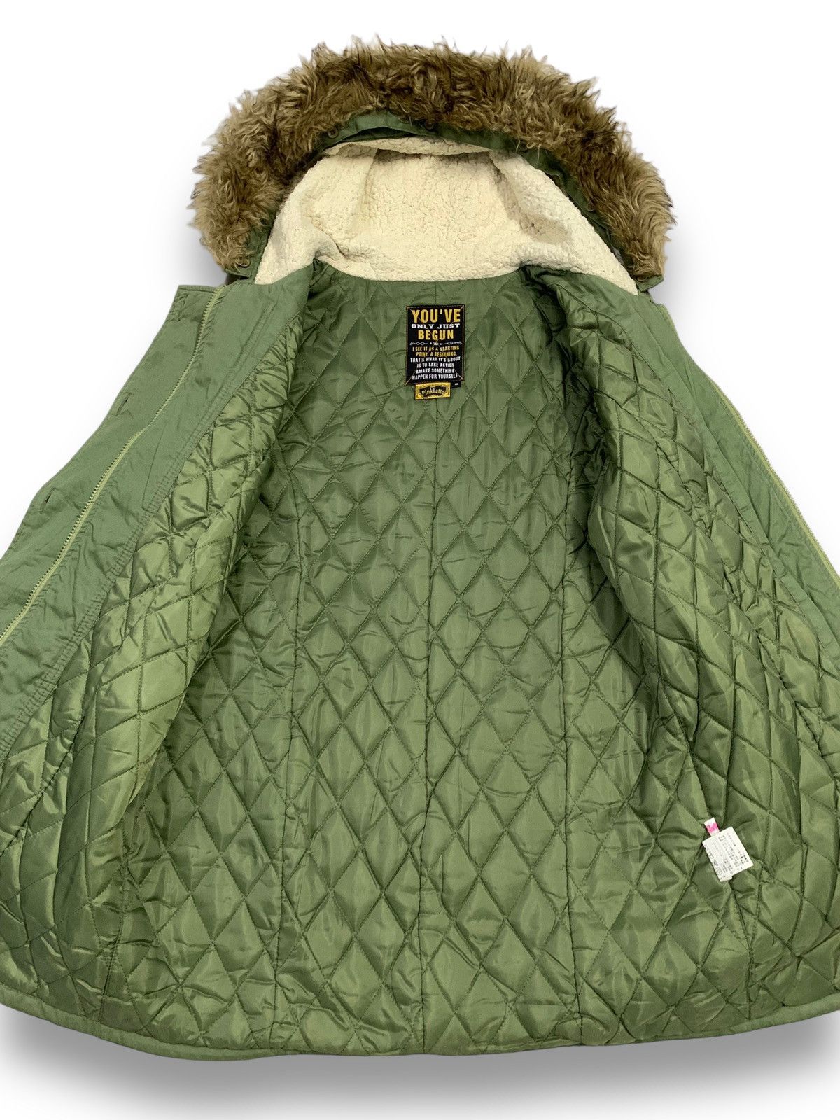 If Six Was Nine Japanese Brand Faux Fur Hooded Bondage Punk Parka Jacket Size US S / EU 44-46 / 1 - 18 Thumbnail