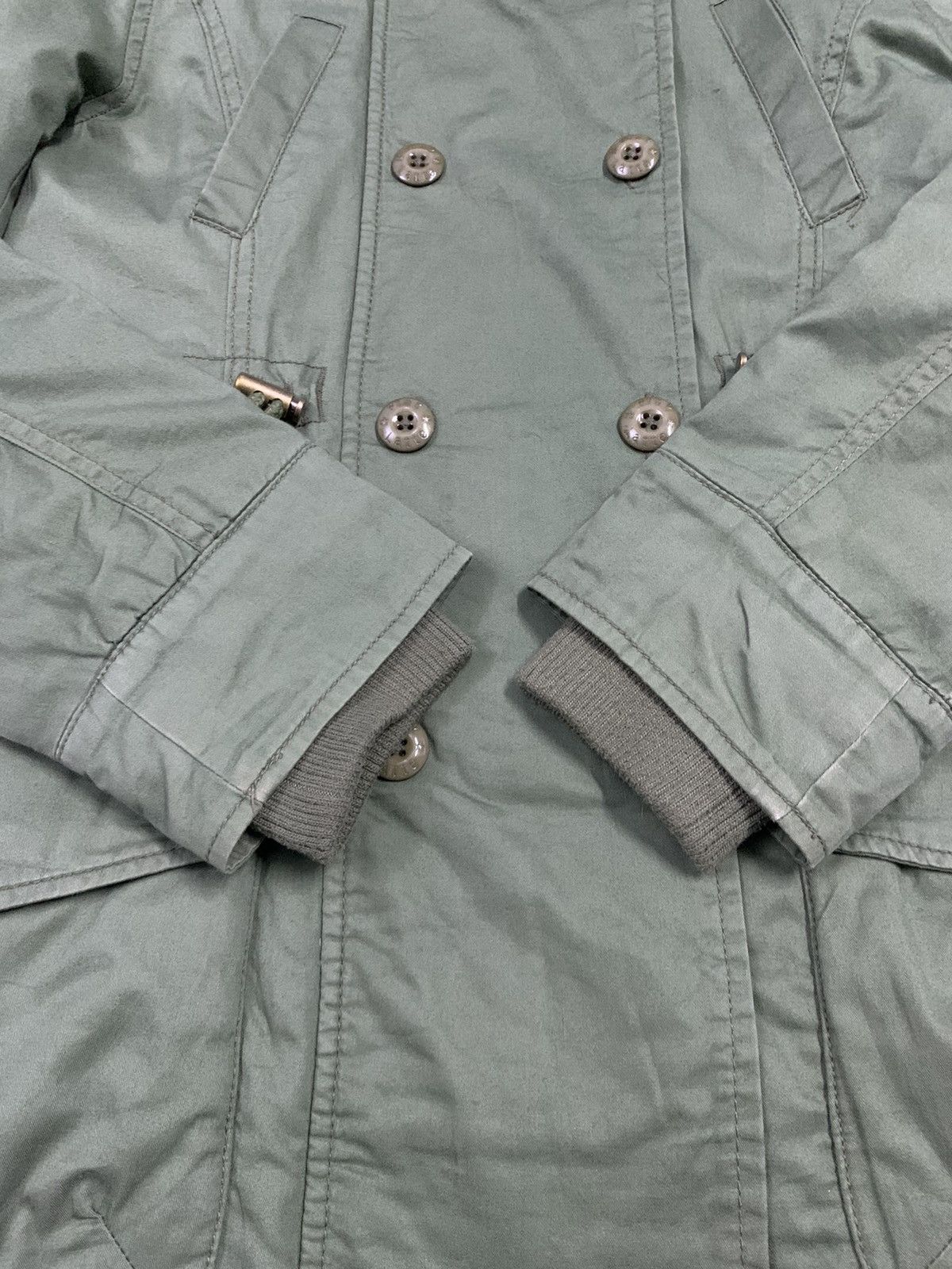 If Six Was Nine Japanese Brand Faux Fur Hooded Bondage Punk Parka Jacket Size US S / EU 44-46 / 1 - 10 Thumbnail