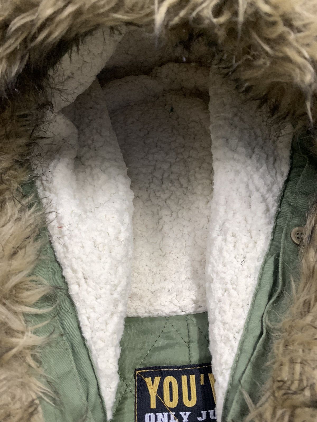 If Six Was Nine Japanese Brand Faux Fur Hooded Bondage Punk Parka Jacket Size US S / EU 44-46 / 1 - 6 Thumbnail