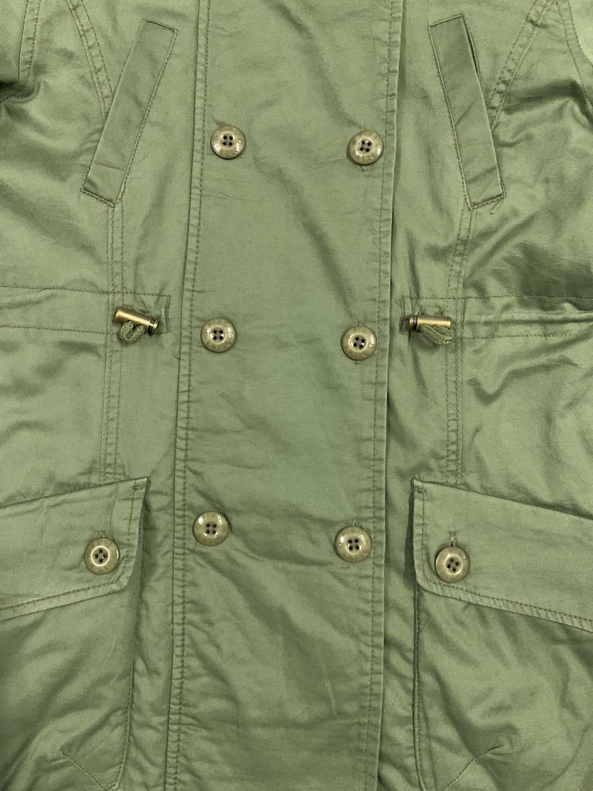 If Six Was Nine Japanese Brand Faux Fur Hooded Bondage Punk Parka Jacket Size US S / EU 44-46 / 1 - 9 Thumbnail
