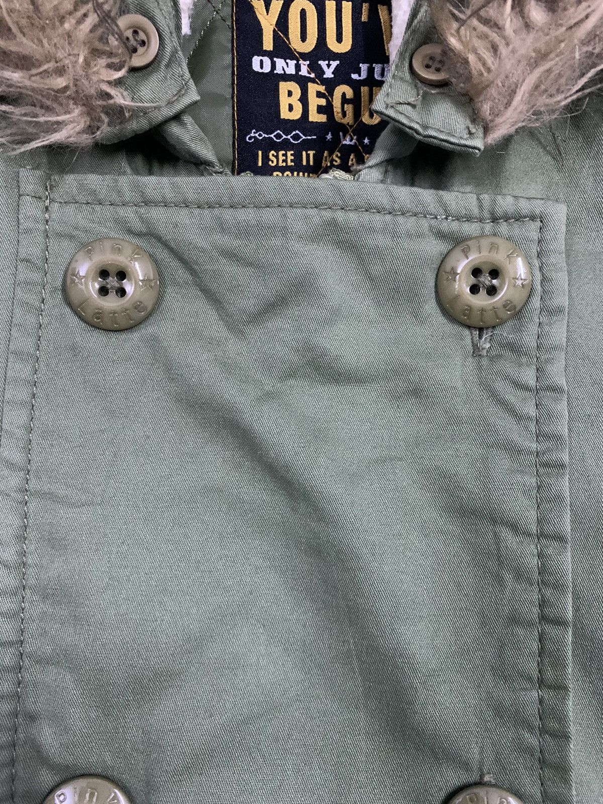 If Six Was Nine Japanese Brand Faux Fur Hooded Bondage Punk Parka Jacket Size US S / EU 44-46 / 1 - 7 Thumbnail