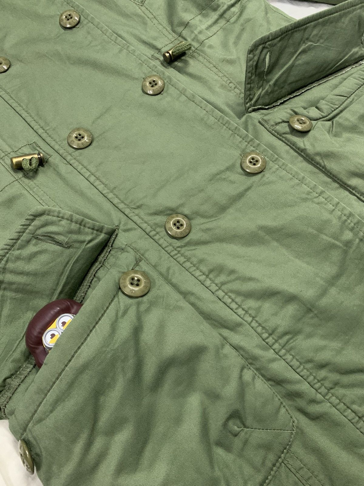 If Six Was Nine Japanese Brand Faux Fur Hooded Bondage Punk Parka Jacket Size US S / EU 44-46 / 1 - 12 Thumbnail