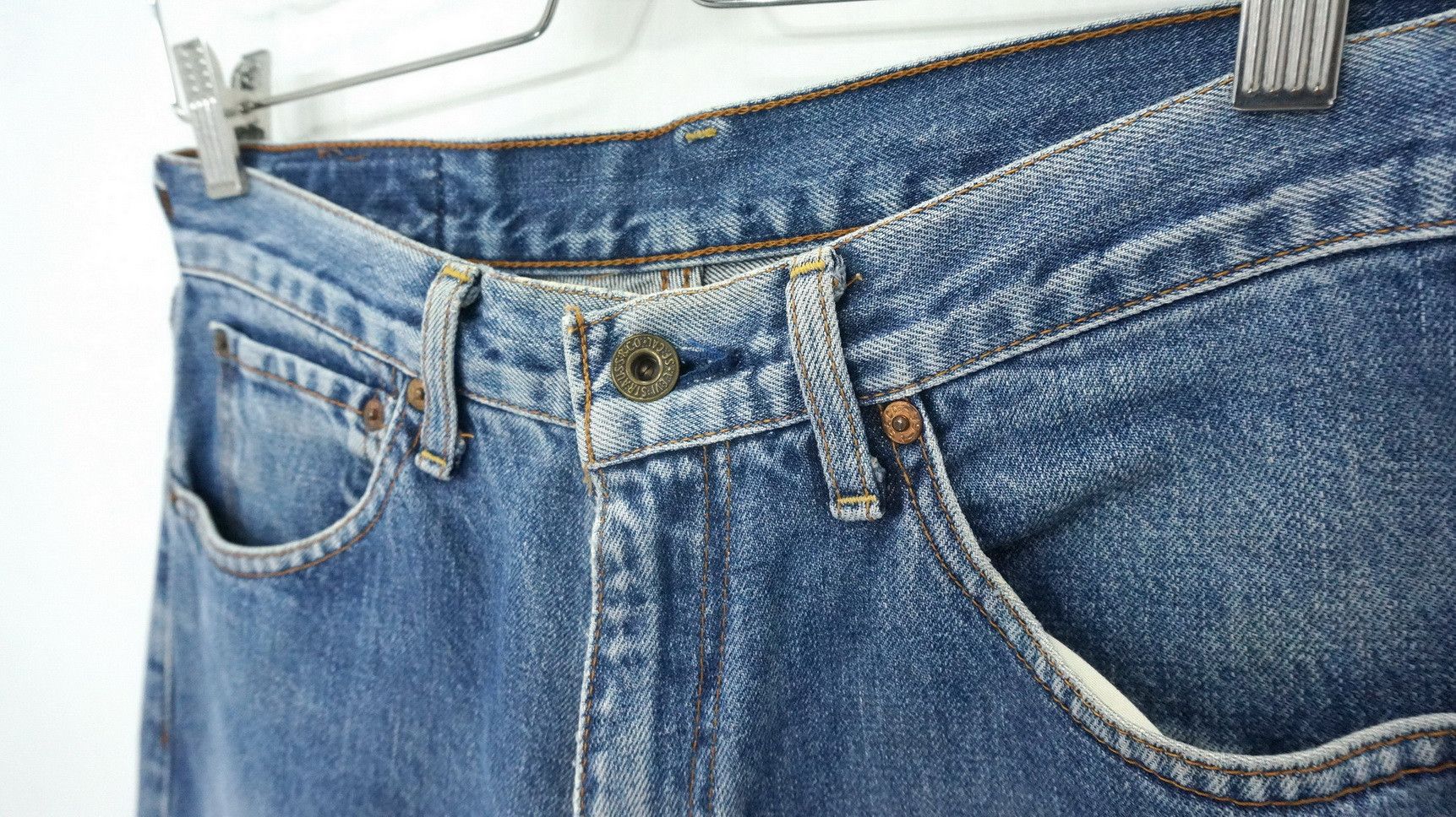 Levi's Levi's 504 Japan Vintage 90s Midwash Jeans LF13 Size US 29 - 9 Thumbnail