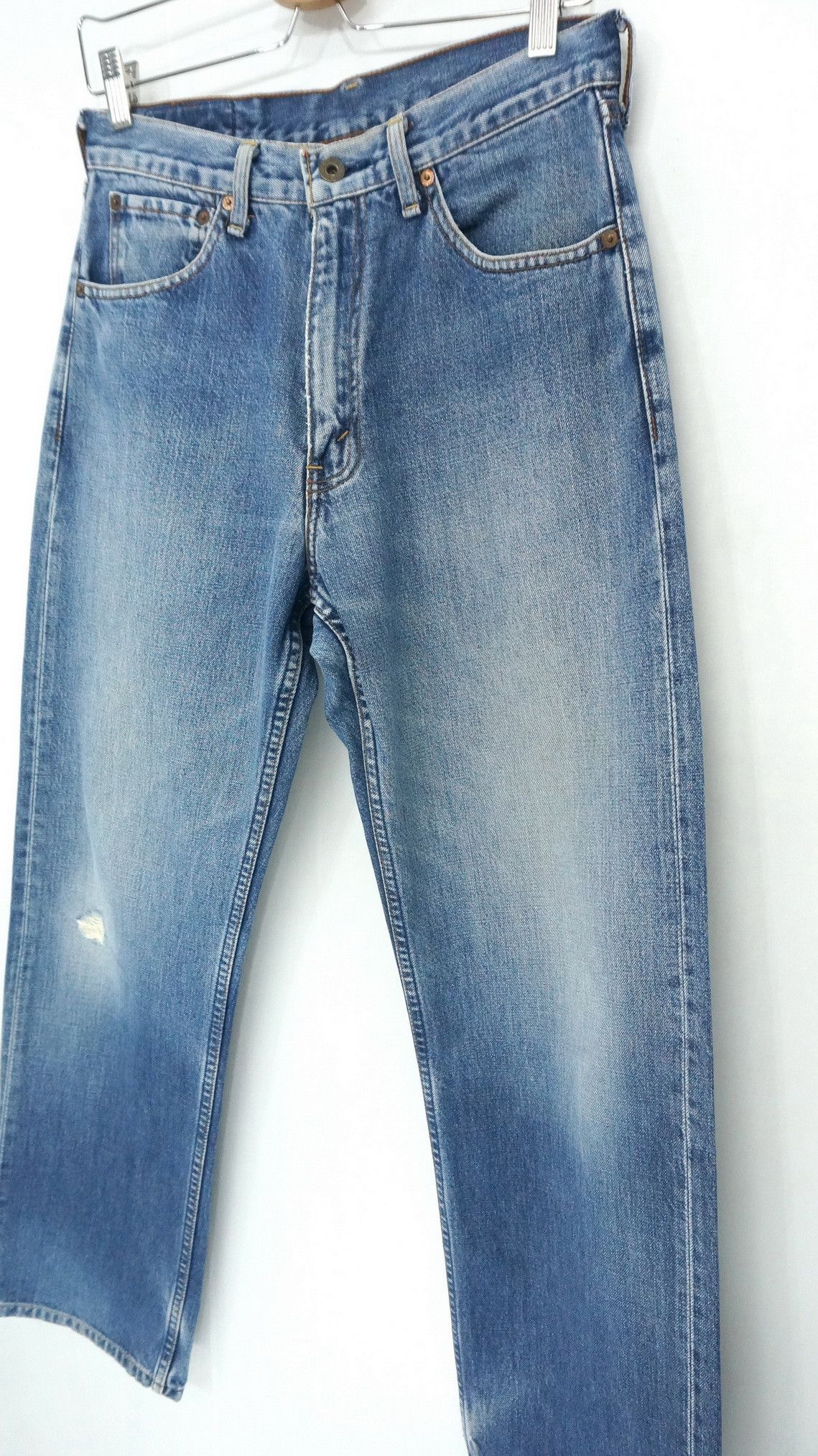Levi's Levi's 504 Japan Vintage 90s Midwash Jeans LF13 Size US 29 - 3 Thumbnail