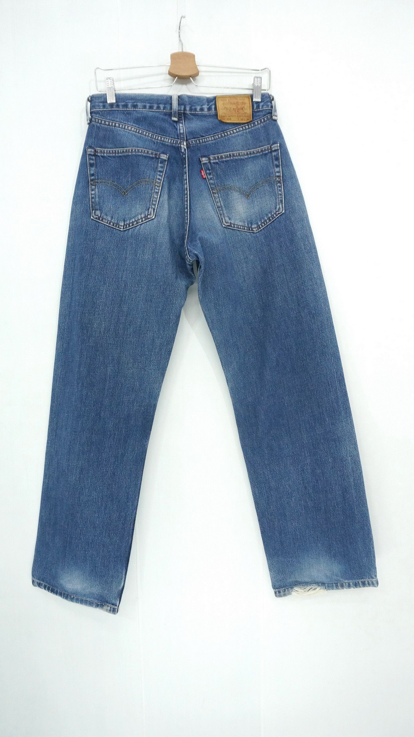 Levi's Levi's 504 Japan Vintage 90s Midwash Jeans LF13 Size US 29 - 2 Thumbnail