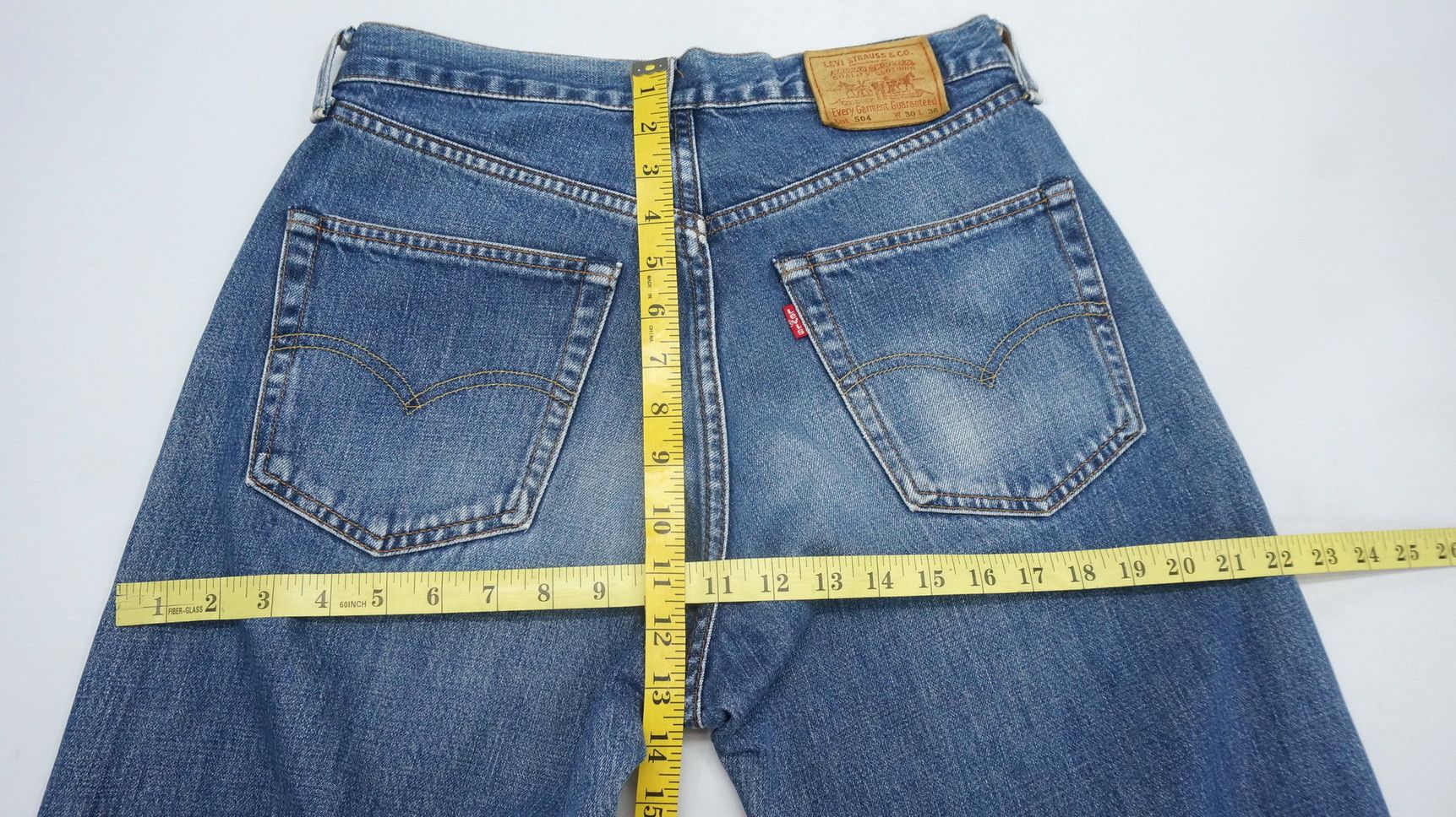 Levi's Levi's 504 Japan Vintage 90s Midwash Jeans LF13 Size US 29 - 20 Thumbnail