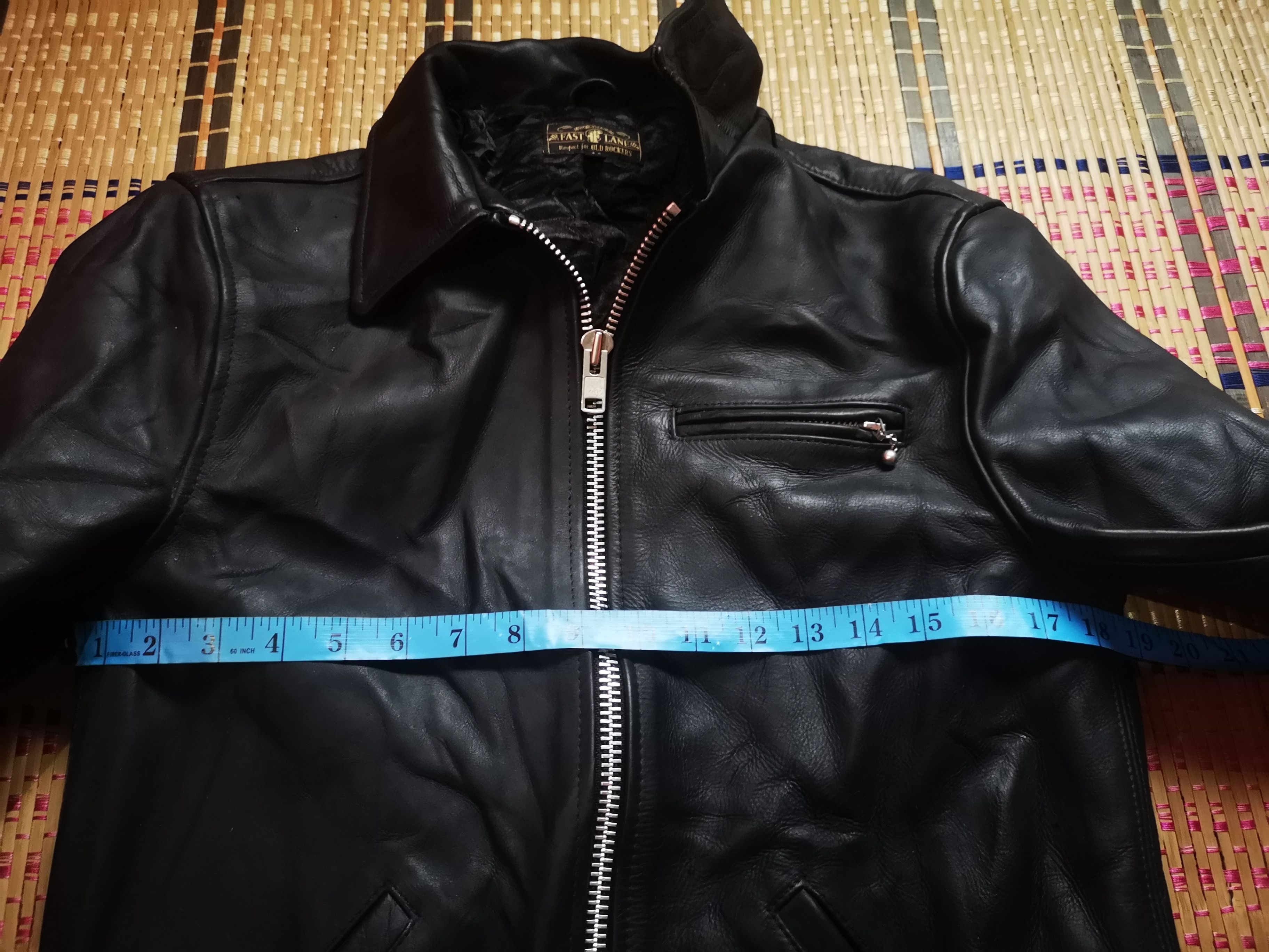 Japanese Brand Fast Lane Motorcycle Gear Leather Jacket Size US M / EU 48-50 / 2 - 14 Thumbnail