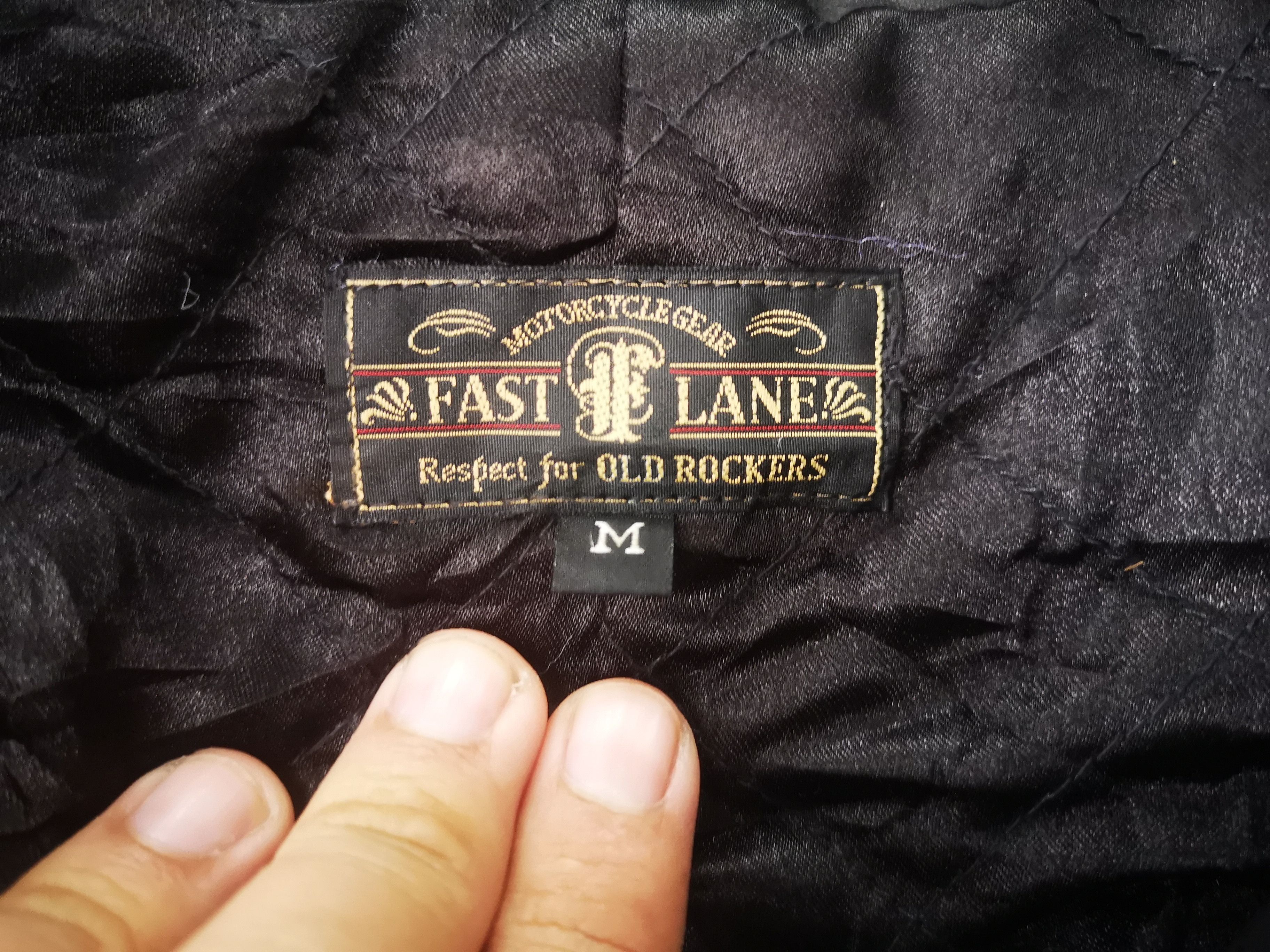 Japanese Brand Fast Lane Motorcycle Gear Leather Jacket Size US M / EU 48-50 / 2 - 8 Thumbnail