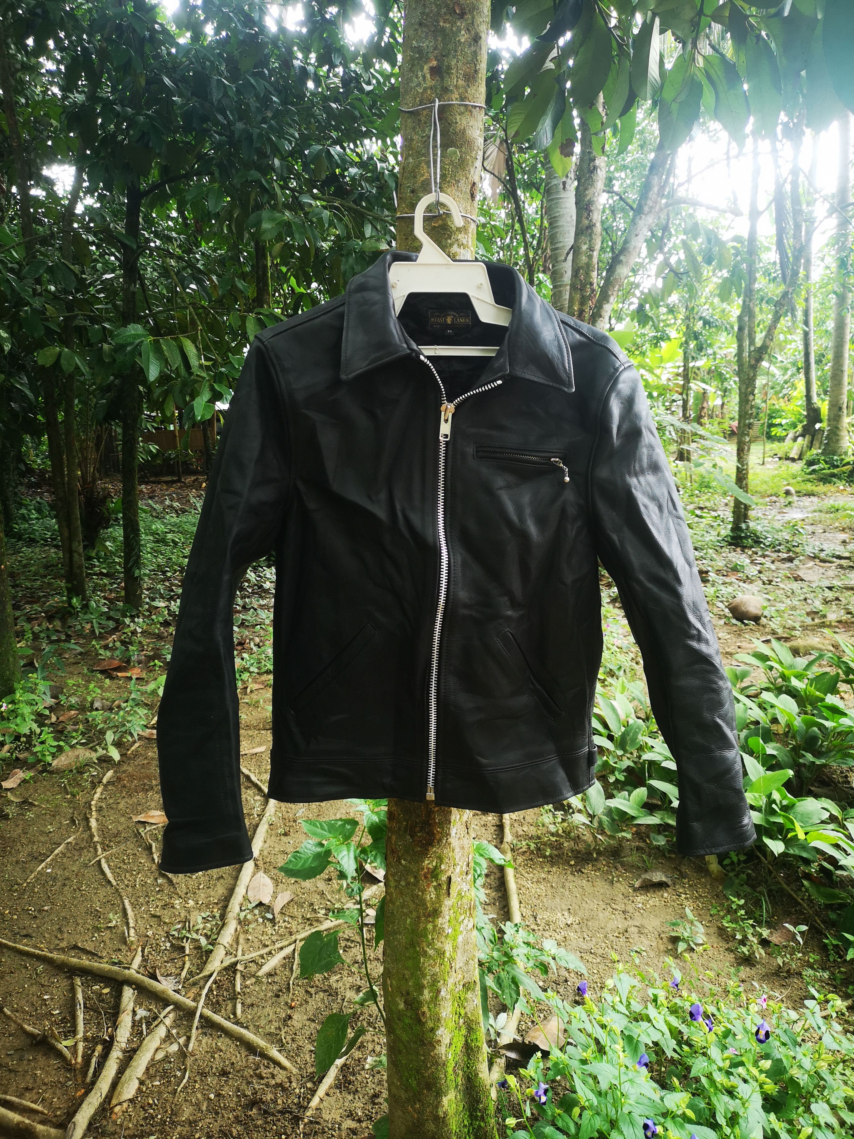 Japanese Brand Fast Lane Motorcycle Gear Leather Jacket Size US M / EU 48-50 / 2 - 1 Thumbnail