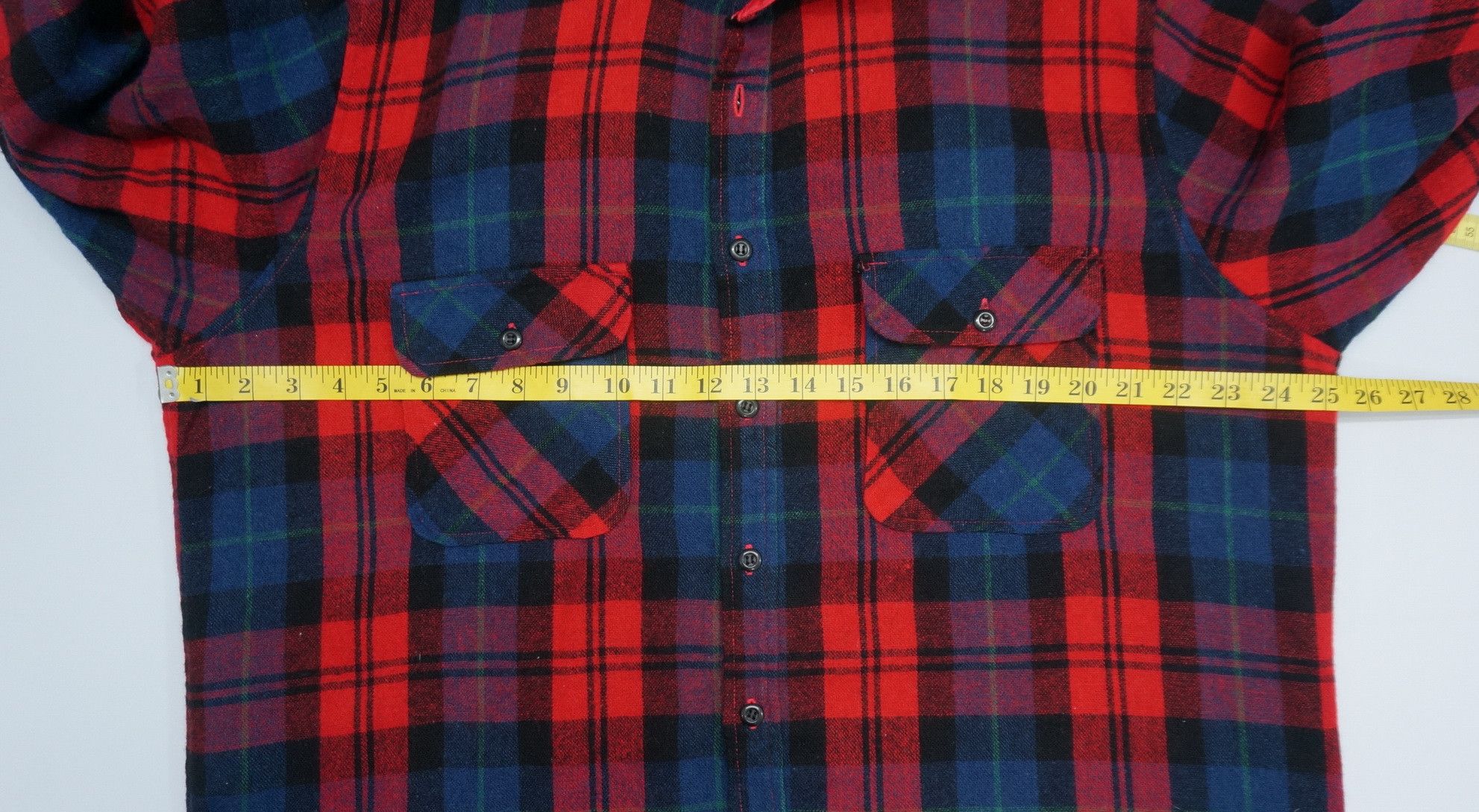 Flannel Vintage FIELDMASTER Tartan Plaid Wool Acrylic Flannel Size US XL / EU 56 / 4 - 13 Thumbnail