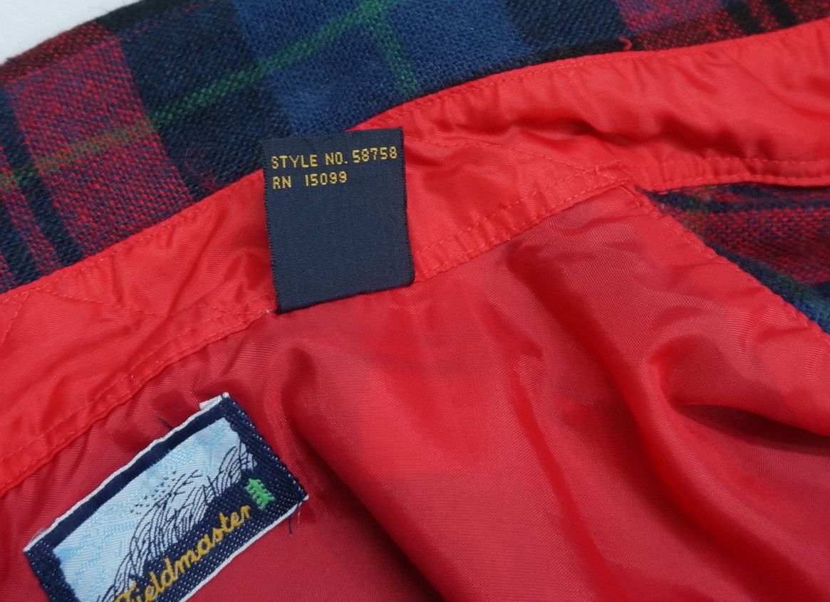 Flannel Vintage FIELDMASTER Tartan Plaid Wool Acrylic Flannel Size US XL / EU 56 / 4 - 10 Thumbnail