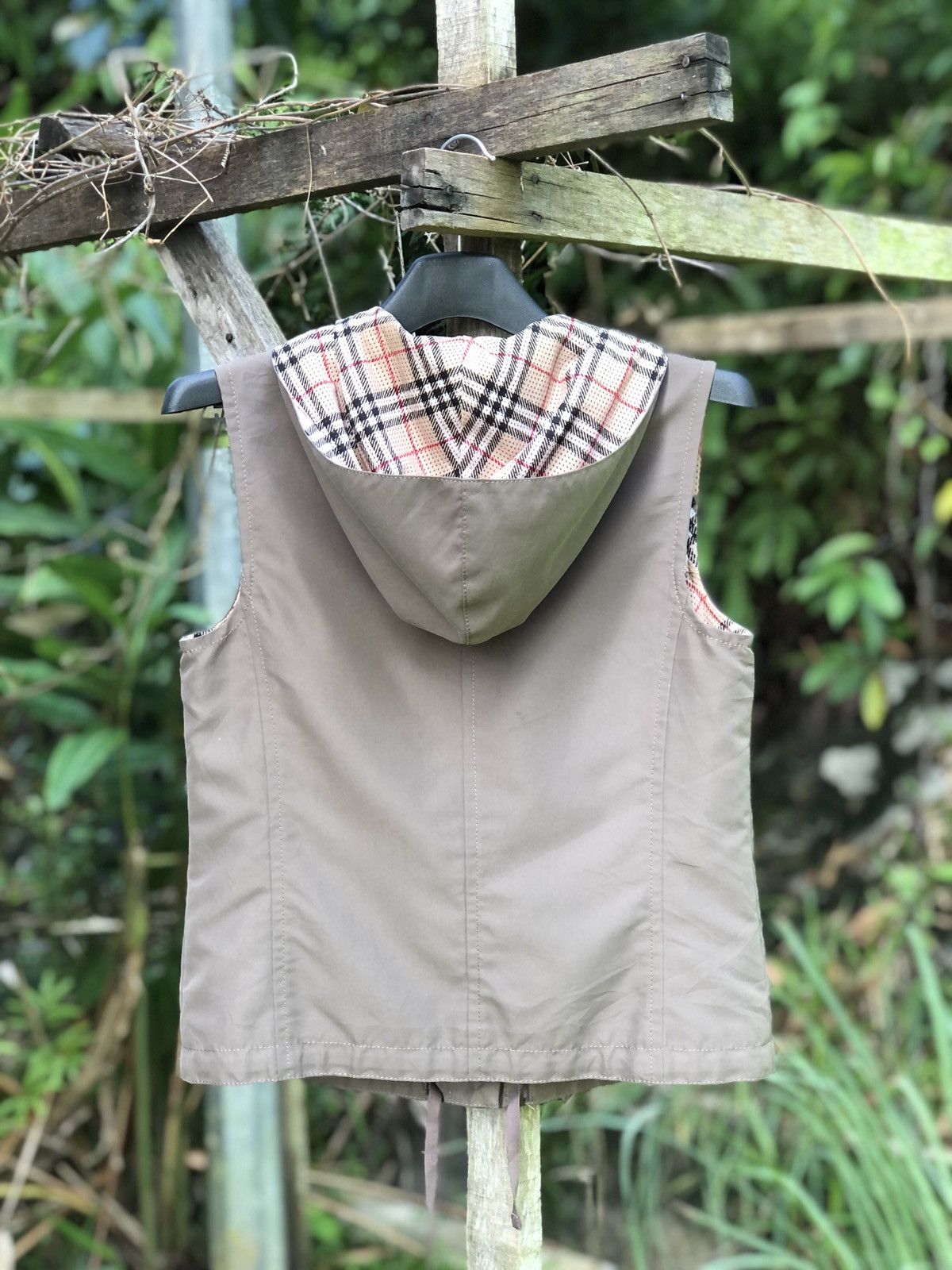 Burberry Vintage Burberrys Blue Label Vest Hoodie Size US XS / EU 42 / 0 - 5 Thumbnail