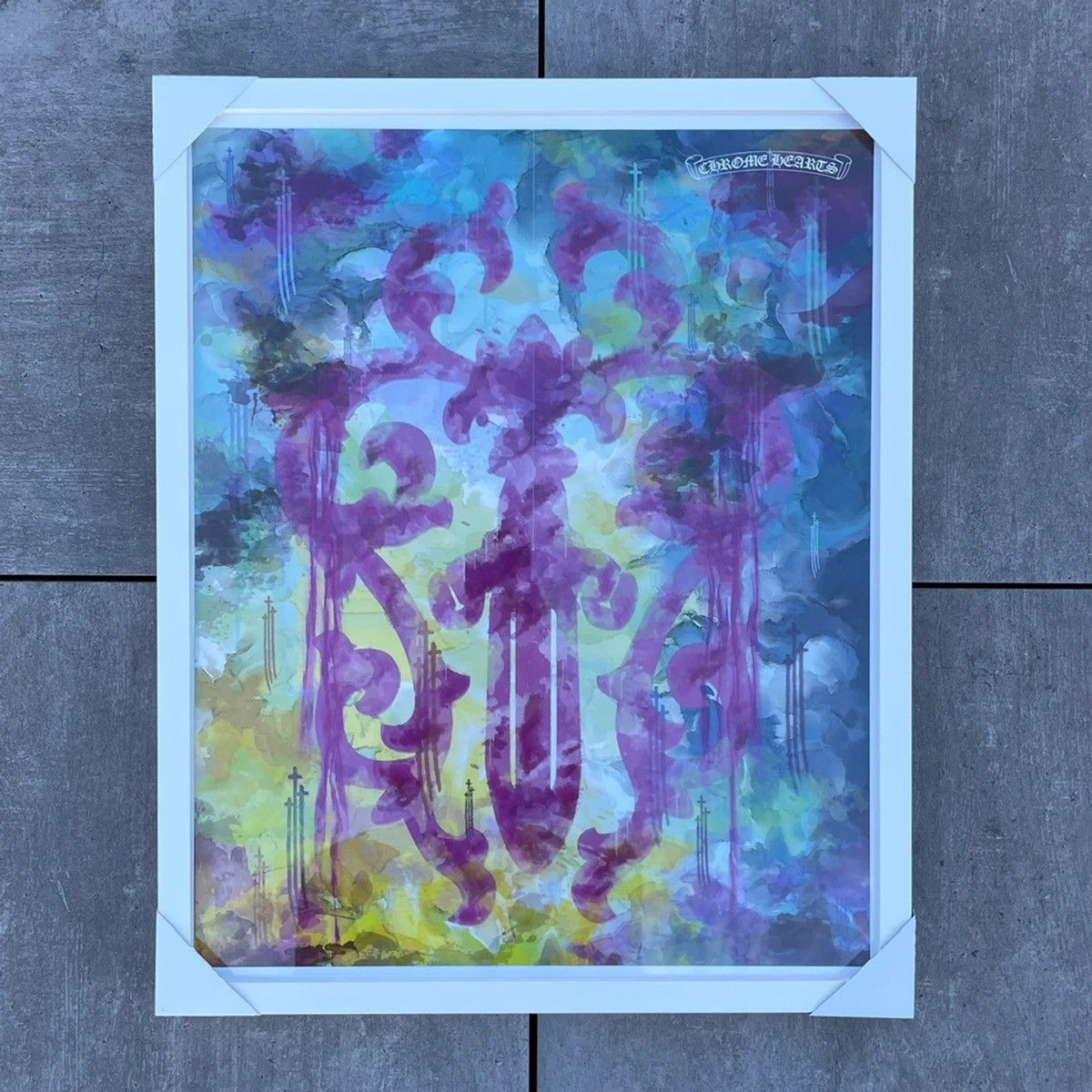 Chrome Hearts Chrome Hearts Watercolor Dagger Poster Size ONE SIZE - 2 Thumbnail