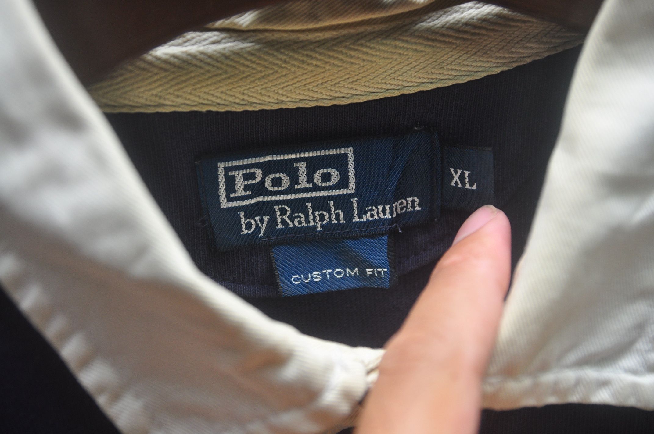 Designer × Japanese Brand × Polo Ralph Lauren Vintage Polo Ralph Lauren 90s Stadium Long Sleeve Shirt Size US XL / EU 56 / 4 - 5 Thumbnail