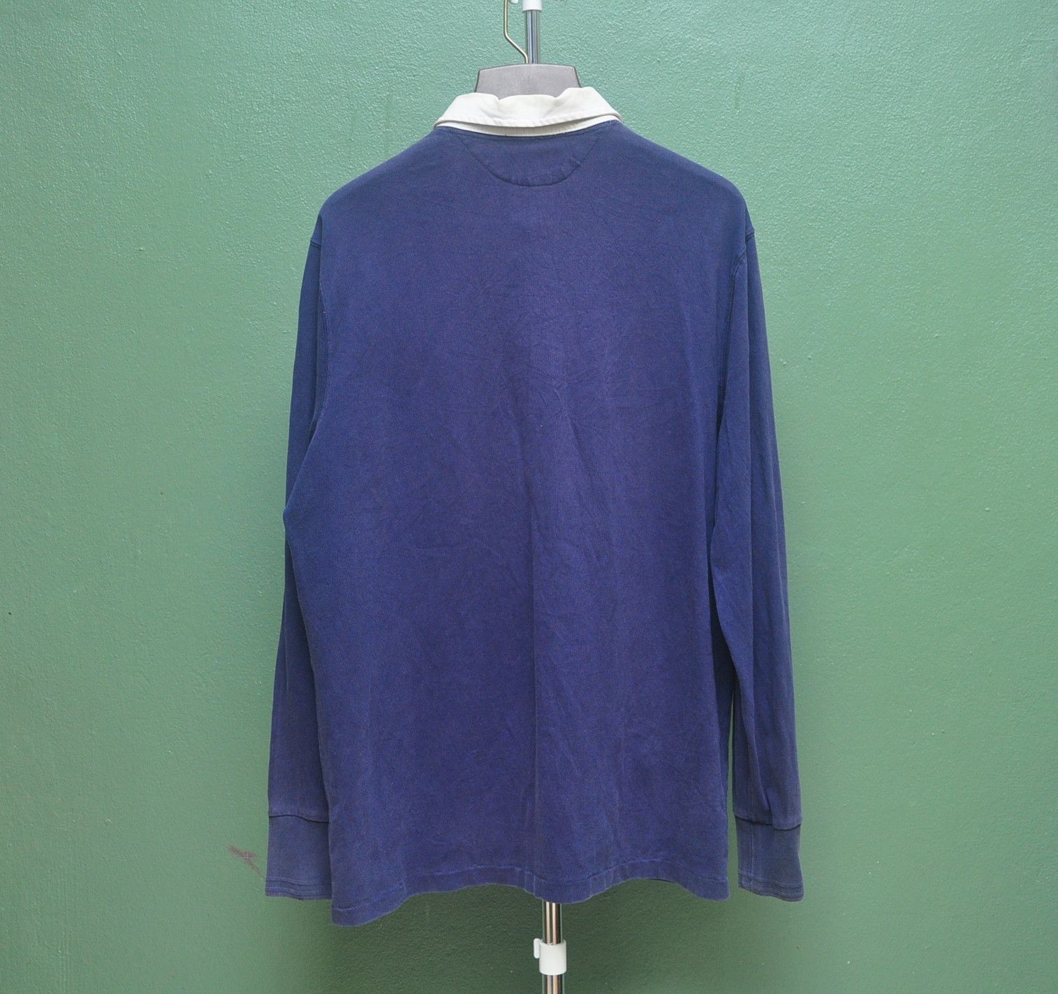 Designer × Japanese Brand × Polo Ralph Lauren Vintage Polo Ralph Lauren 90s Stadium Long Sleeve Shirt Size US XL / EU 56 / 4 - 4 Thumbnail