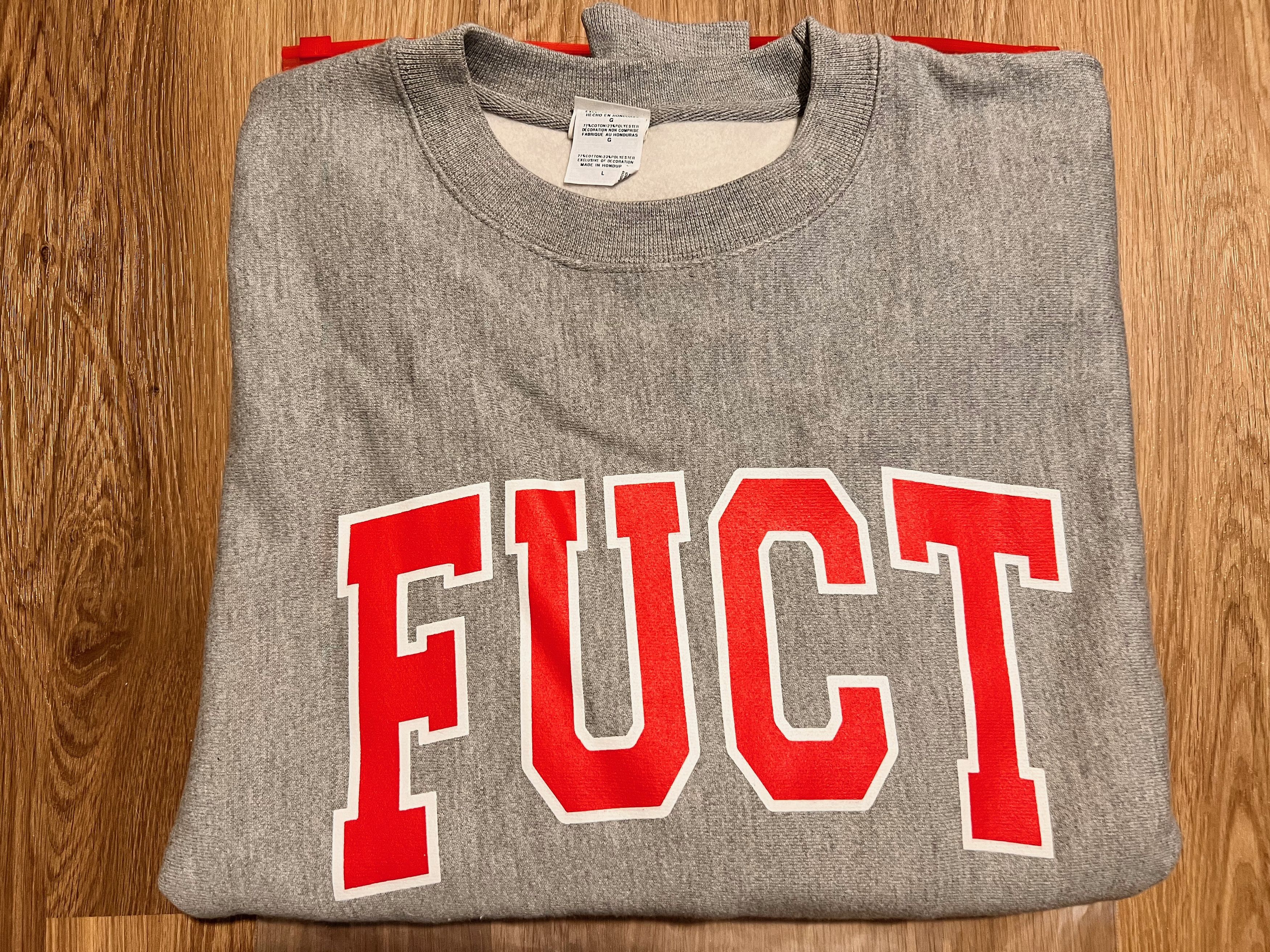 Champion × FUCT Fuct Collegiate Logo Champion Sweathshirt Size US L / EU 52-54 / 3 - 1 Thumbnail
