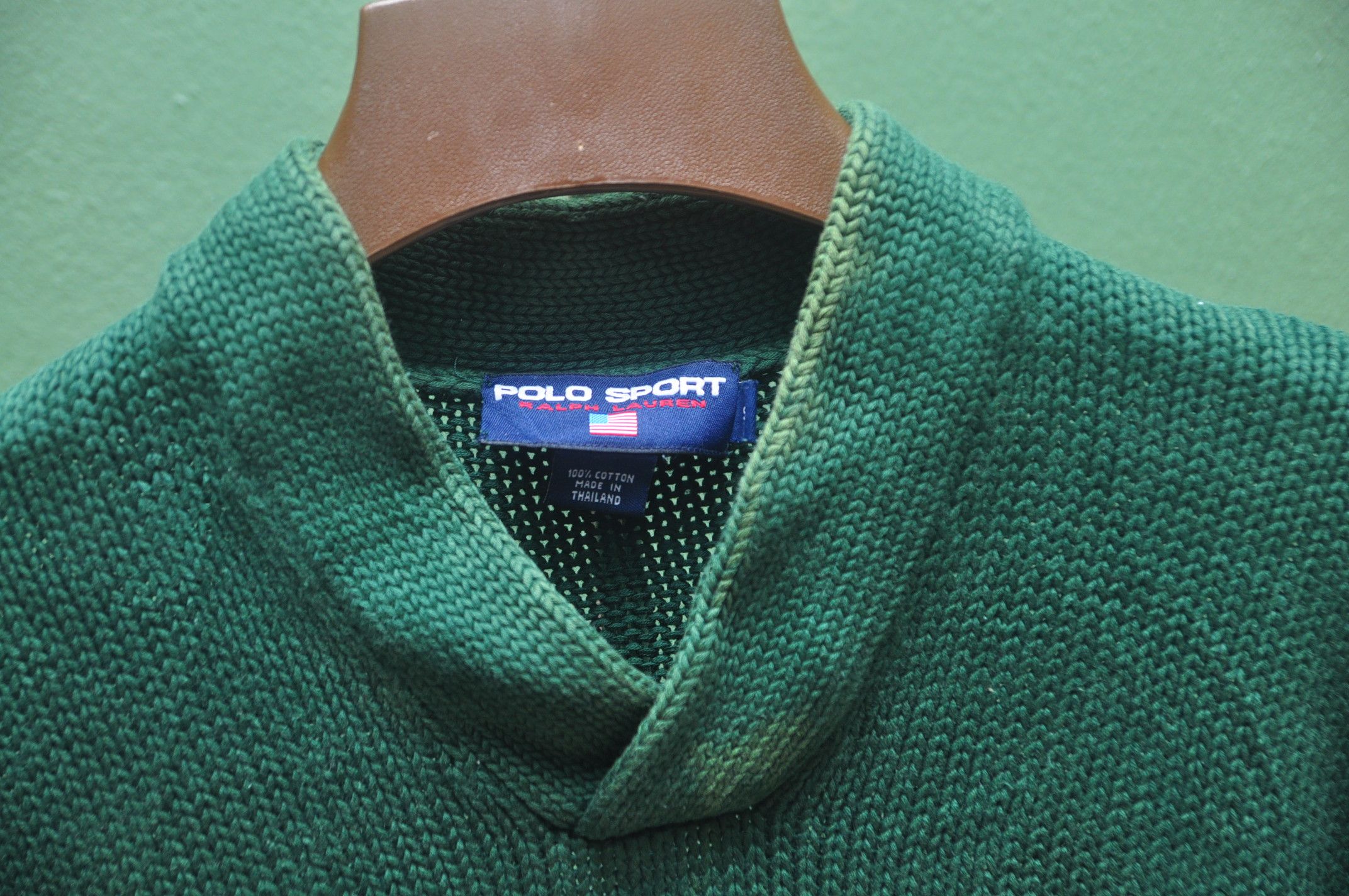Polo Ralph Lauren Vintage Polo Ralph Lauren Knit 90s Stadium Long Sleeve Shirt Size US S / EU 44-46 / 1 - 5 Thumbnail