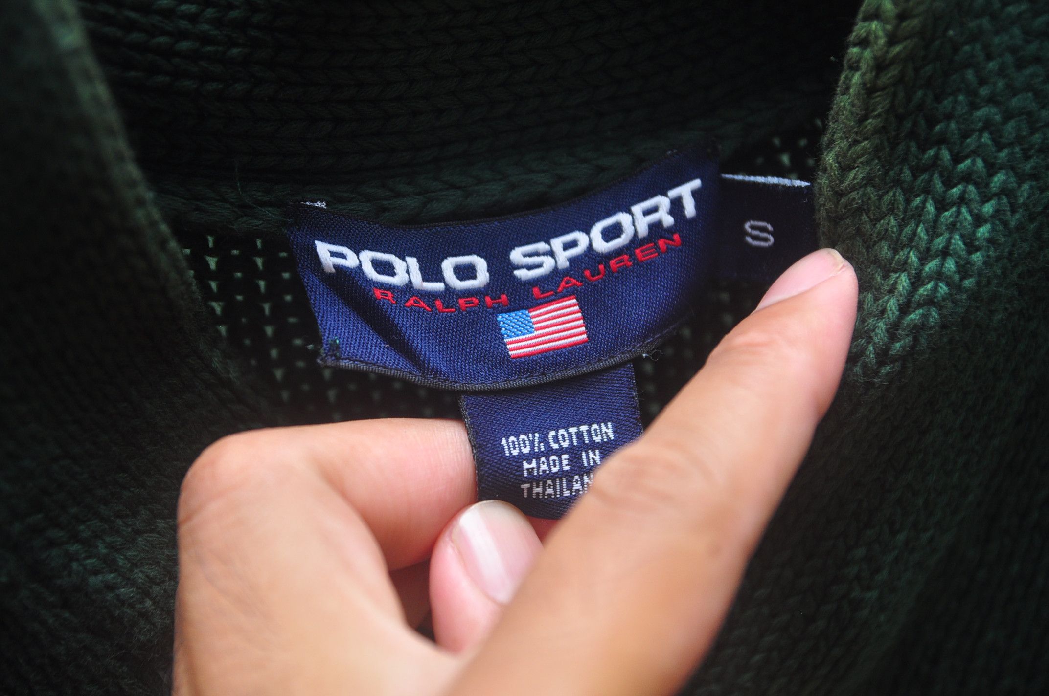 Polo Ralph Lauren Vintage Polo Ralph Lauren Knit 90s Stadium Long Sleeve Shirt Size US S / EU 44-46 / 1 - 6 Thumbnail