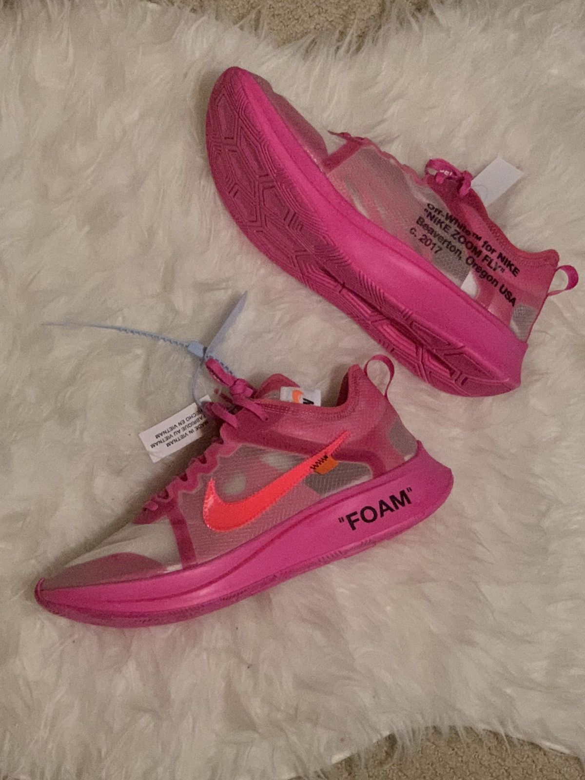 OFF-WHITE x Zoom Fly SP Tulip Pink 2018