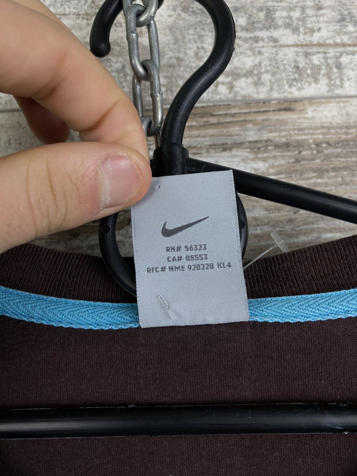 Nike Mens Vintage Nike brown T Shirt streetwear y2k tee swoosh Size US L / EU 52-54 / 3 - 6 Thumbnail