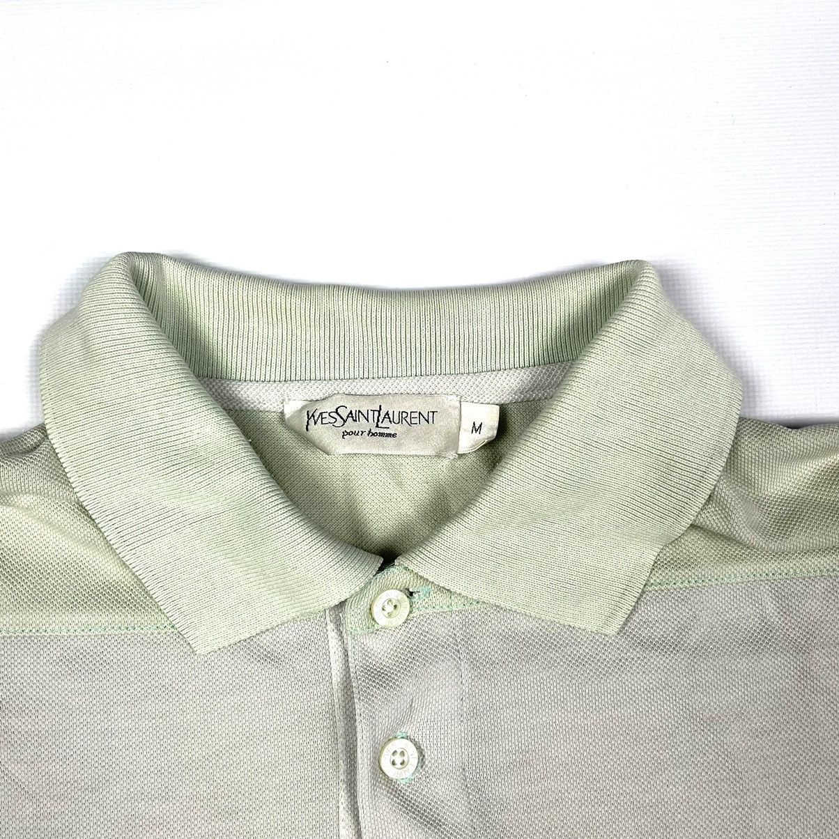 Vintage × Yves Saint Laurent Vintage Yves Saint Laurent Stripped Polo Shirt Size US M / EU 48-50 / 2 - 3 Thumbnail