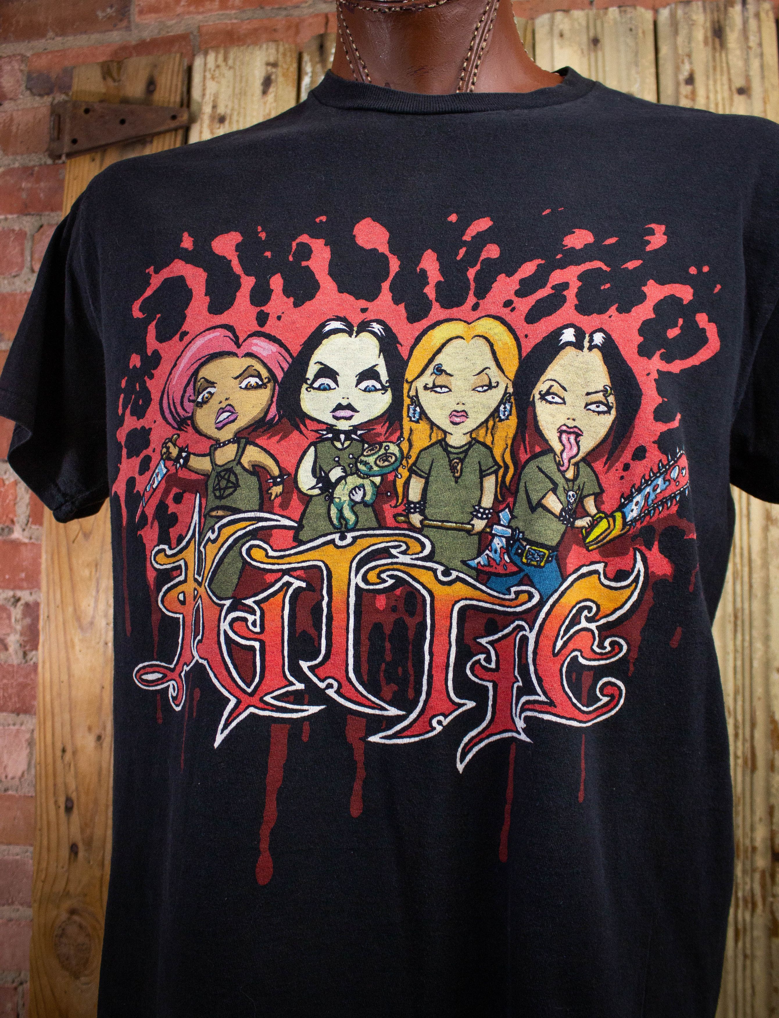 Vintage Kittie Cartoon Concert T Shirt 90s