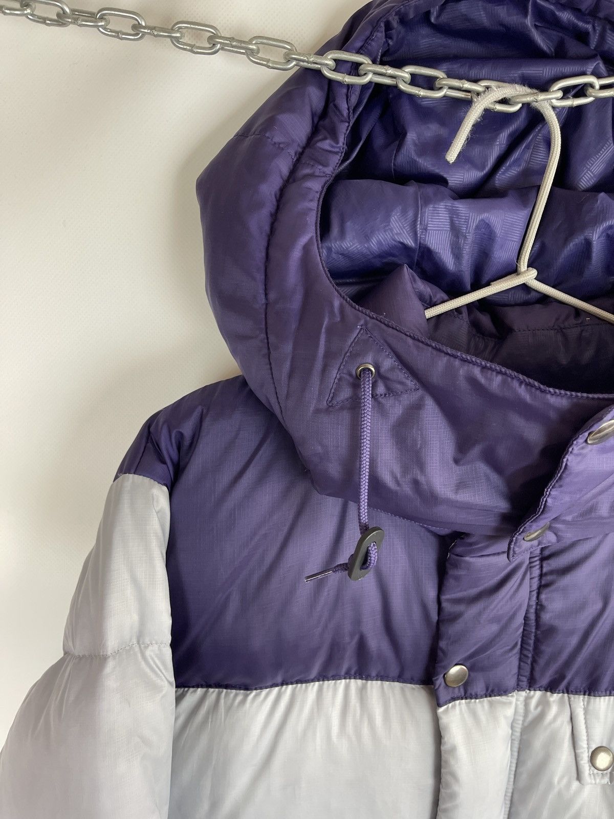 Nike Nike 550 down jacket athletic dept. purpl grey puffer quilt Size US M / EU 48-50 / 2 - 9 Thumbnail