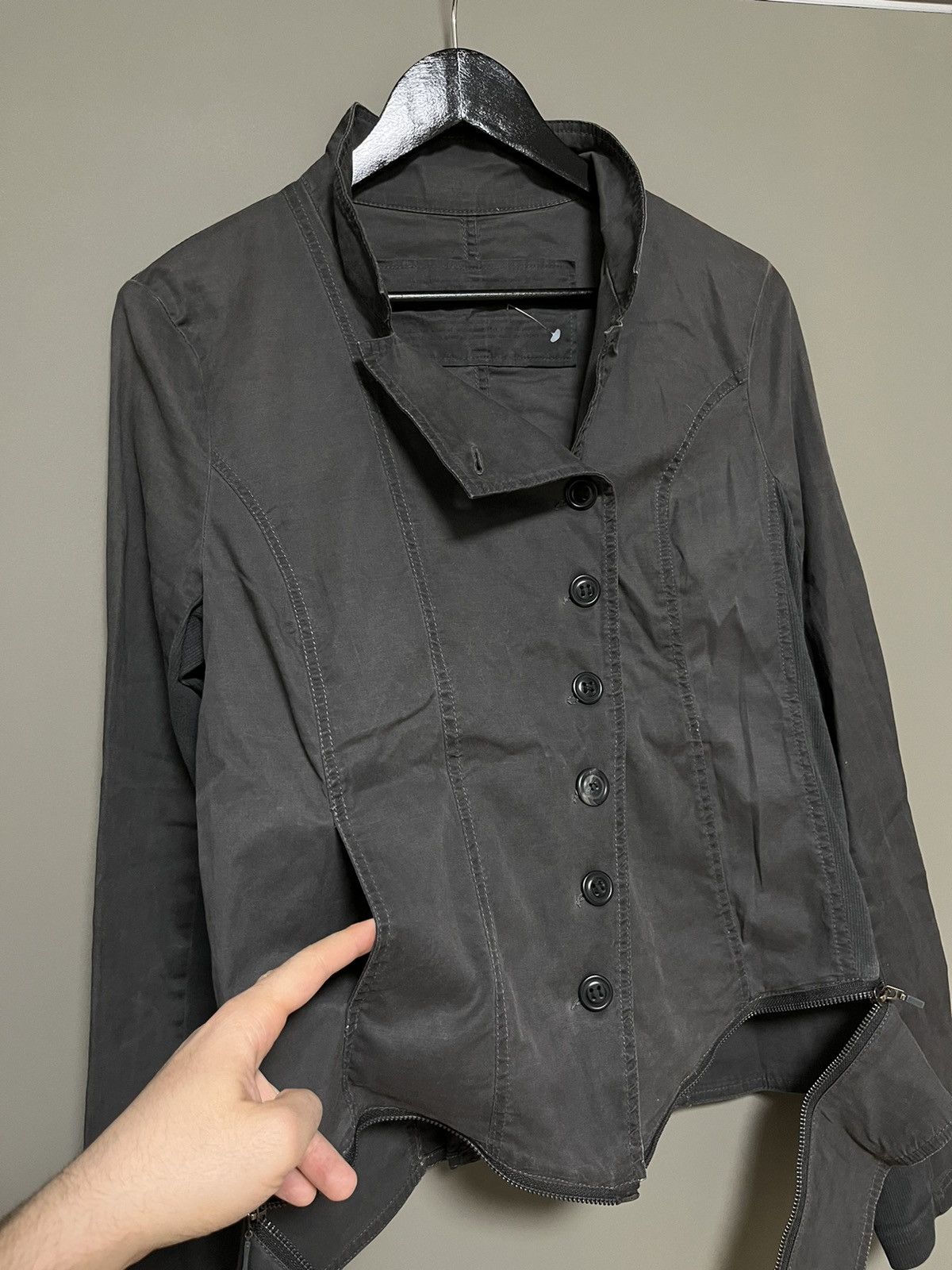 Rundholz Rundholz Avant Garde Gray Jacket Size M / US 6-8 / IT 42-44 - 6 Thumbnail