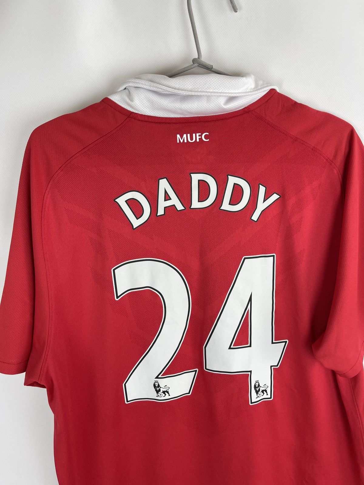 Nike Nike Manchester United 2009 10 home soccer jersey #24 Daddy Size US L / EU 52-54 / 3 - 10 Thumbnail