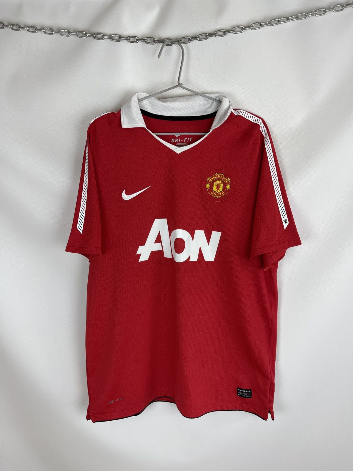 Nike Nike Manchester United 2009 10 home soccer jersey #24 Daddy Size US L / EU 52-54 / 3 - 1 Thumbnail