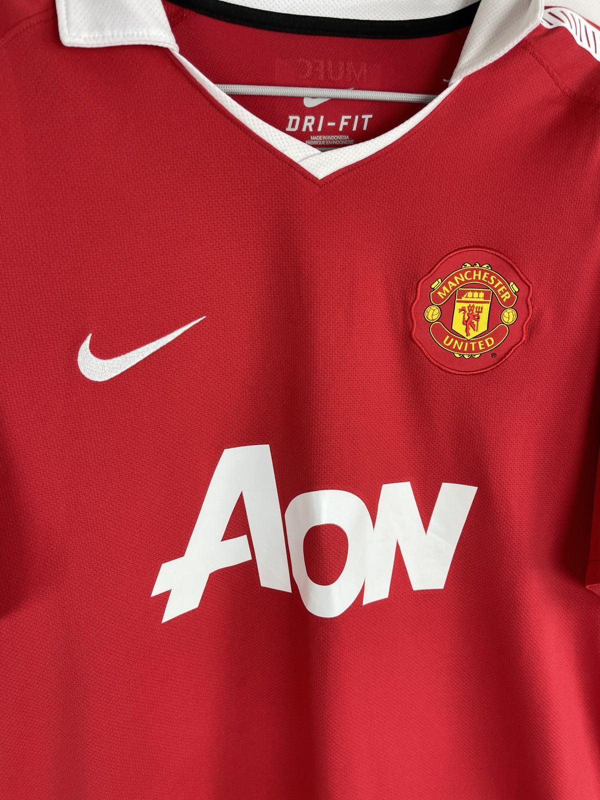 Nike Nike Manchester United 2009 10 home soccer jersey #24 Daddy Size US L / EU 52-54 / 3 - 5 Thumbnail