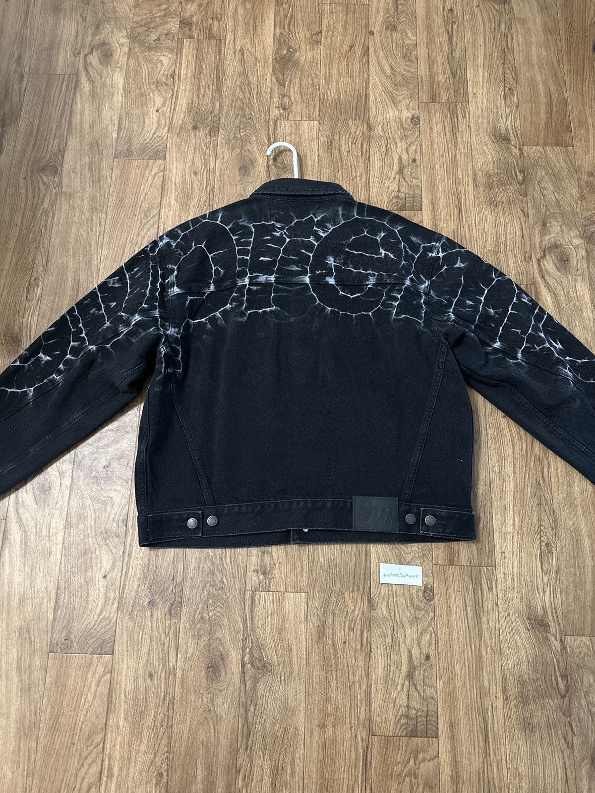 Supreme Supreme Shibori Denim Trucker Jacket | Grailed