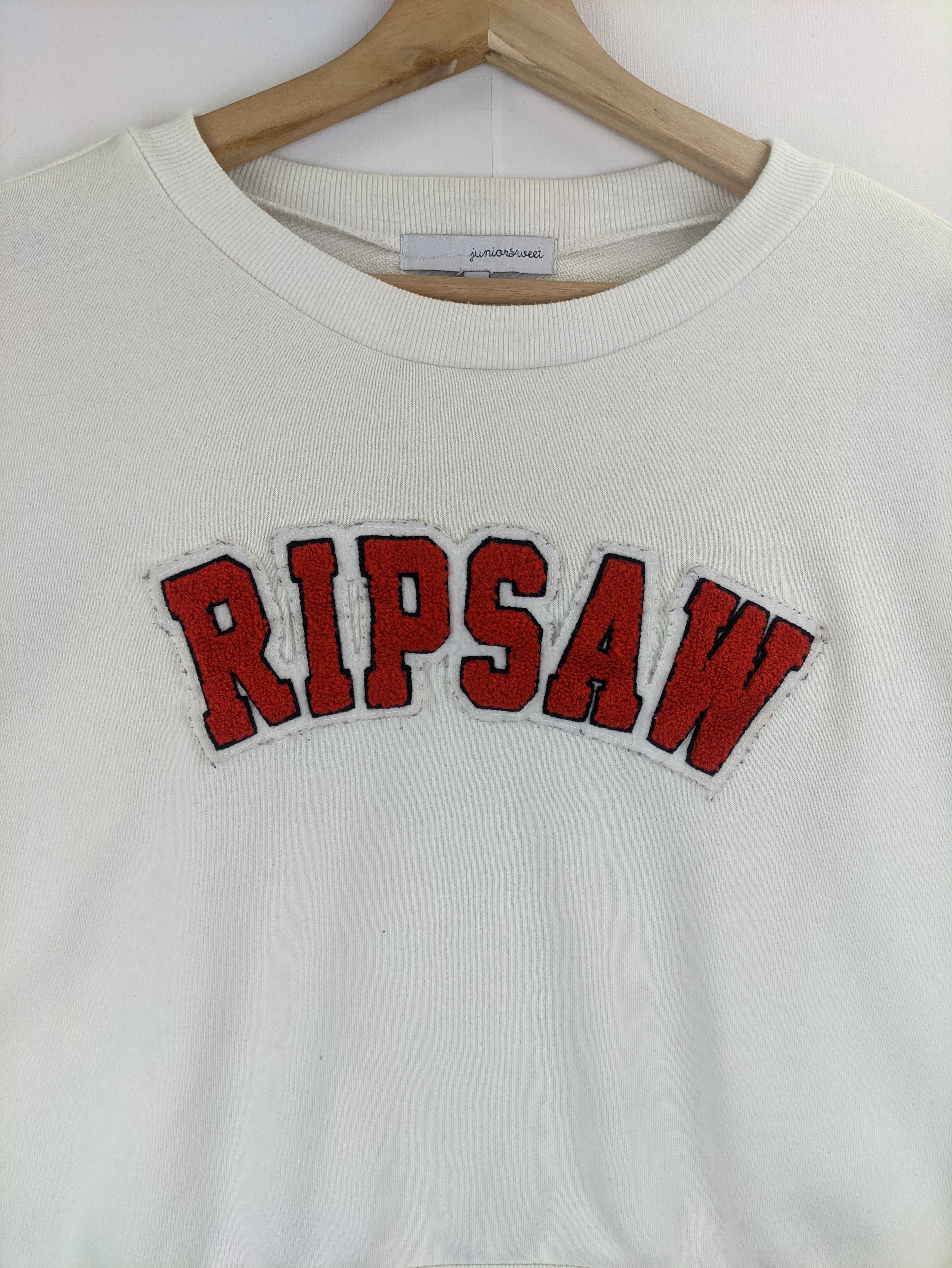 Japanese Brand Steals🔥Sweatshirt Cropped Ripsaw by Junior Street Size M / US 6-8 / IT 42-44 - 5 Thumbnail