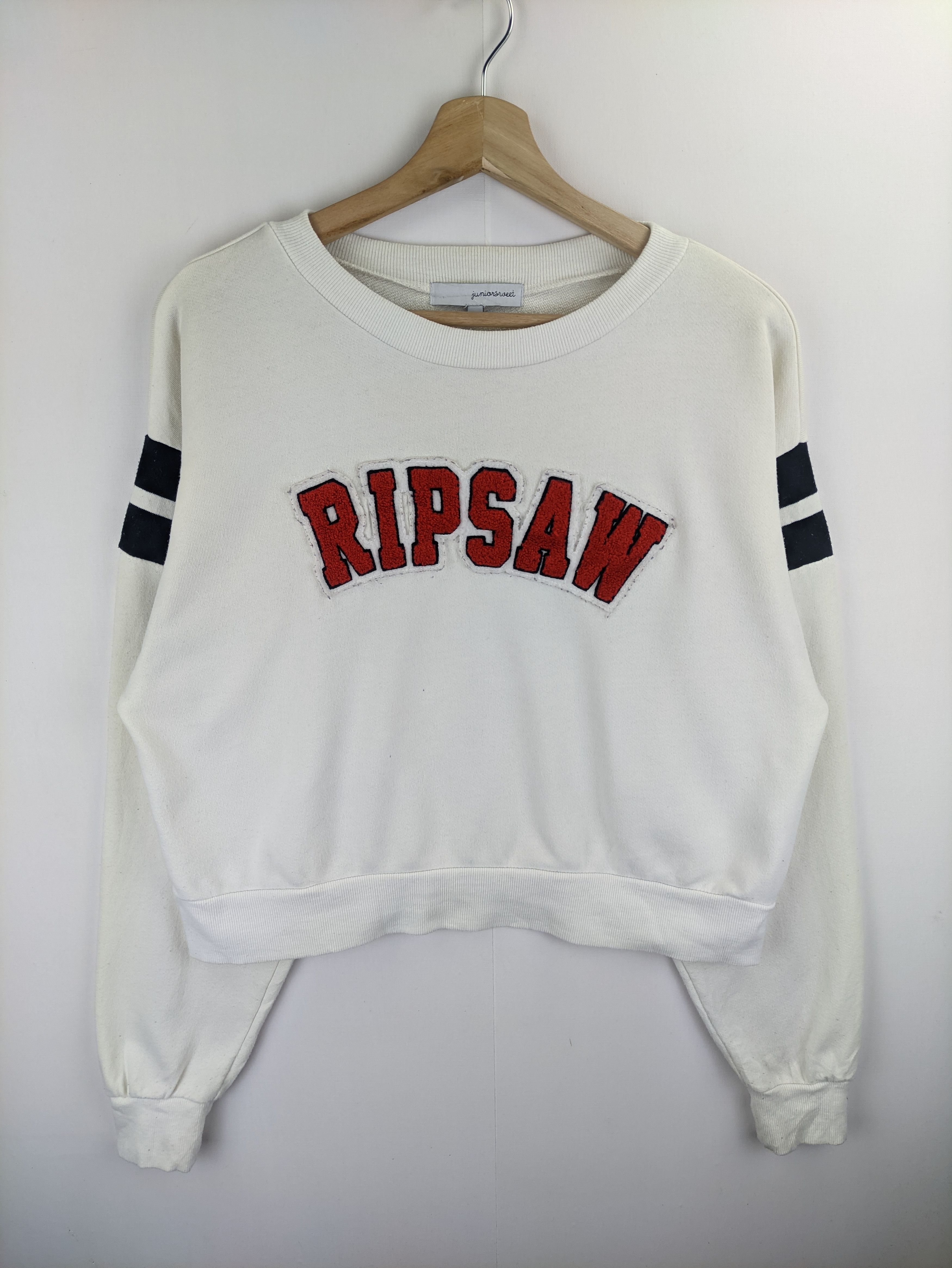 Japanese Brand Steals🔥Sweatshirt Cropped Ripsaw by Junior Street Size M / US 6-8 / IT 42-44 - 1 Thumbnail