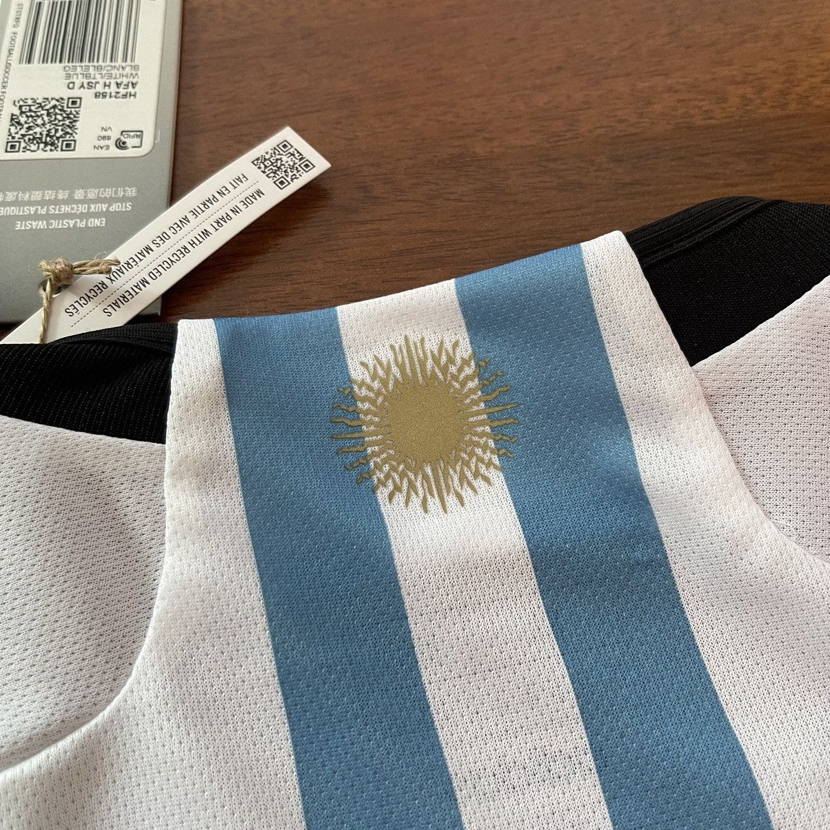 Adidas NWT ARGENTINA ADIDAS 2022 WC FOOTBALL HOME JERSEY #10 MESSI Size US XL / EU 56 / 4 - 11 Thumbnail