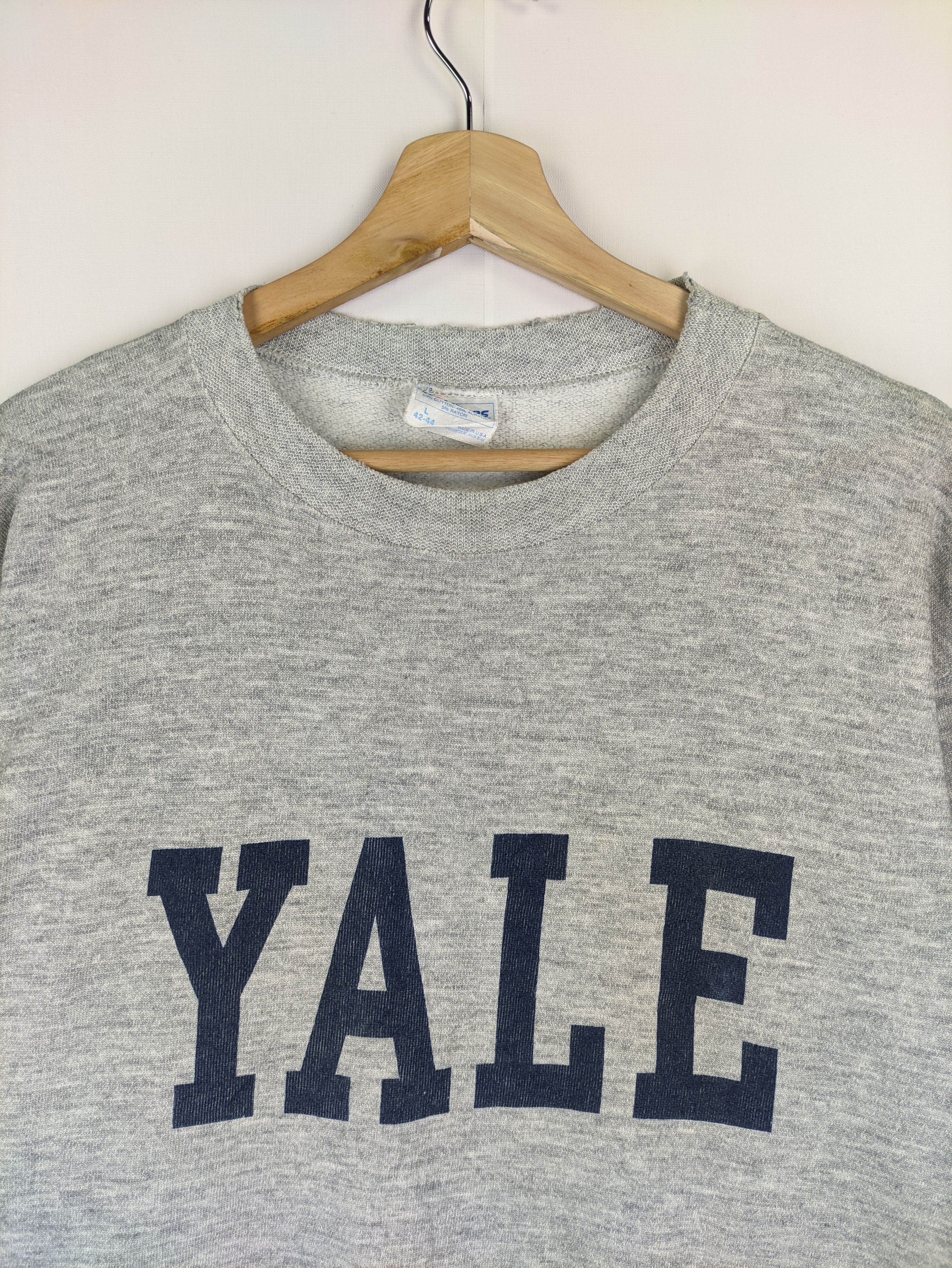 Stealsvintage Sweatshirt Yale By Hanes in Gray, Men's — image 5 of 6