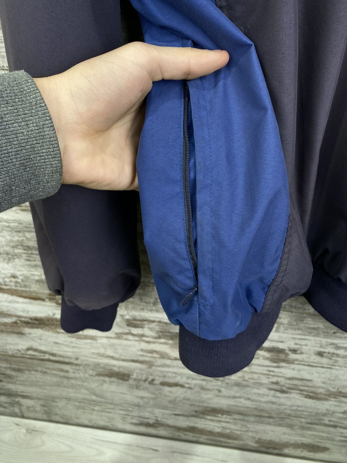 Nike × Vintage Mens Vintage Distressed Nike court nylon sweatshirt jacket Size US M / EU 48-50 / 2 - 12 Thumbnail