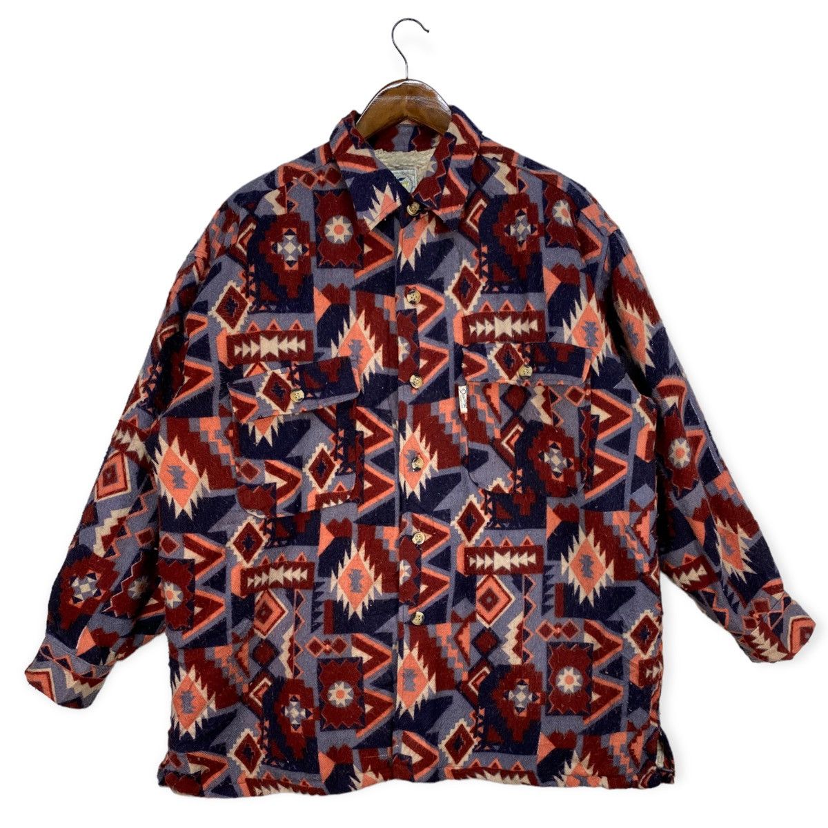 Flannel Vintage Downings Navajo Casual Wear Flannel Size US L / EU 52-54 / 3 - 2 Thumbnail