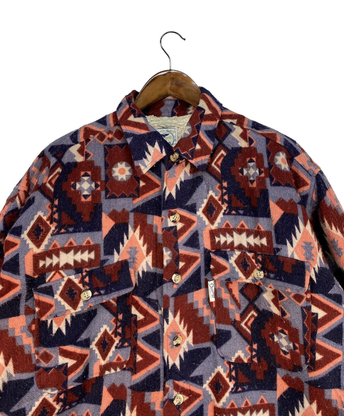 Flannel Vintage Downings Navajo Casual Wear Flannel Size US L / EU 52-54 / 3 - 3 Thumbnail
