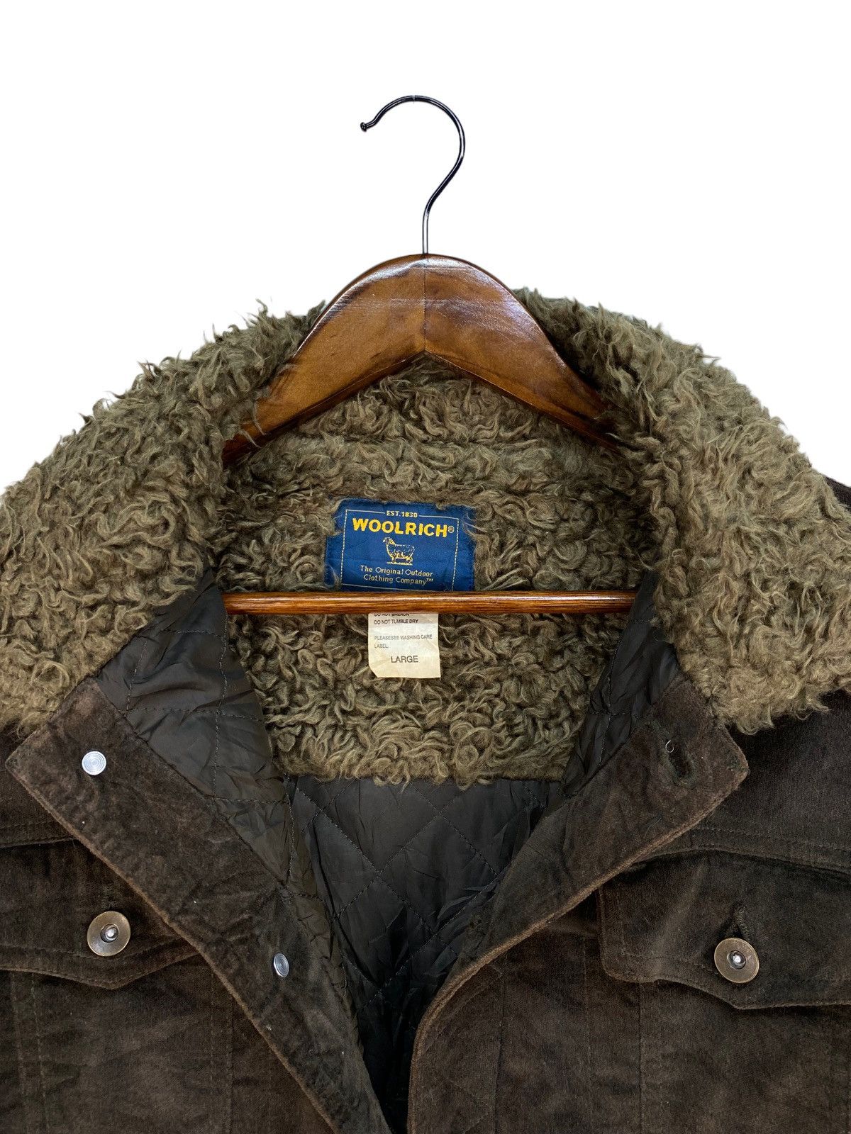 Woolrich Woolen Mills Vintage Woolrich Trucker Jacket Size US L / EU 52-54 / 3 - 3 Thumbnail