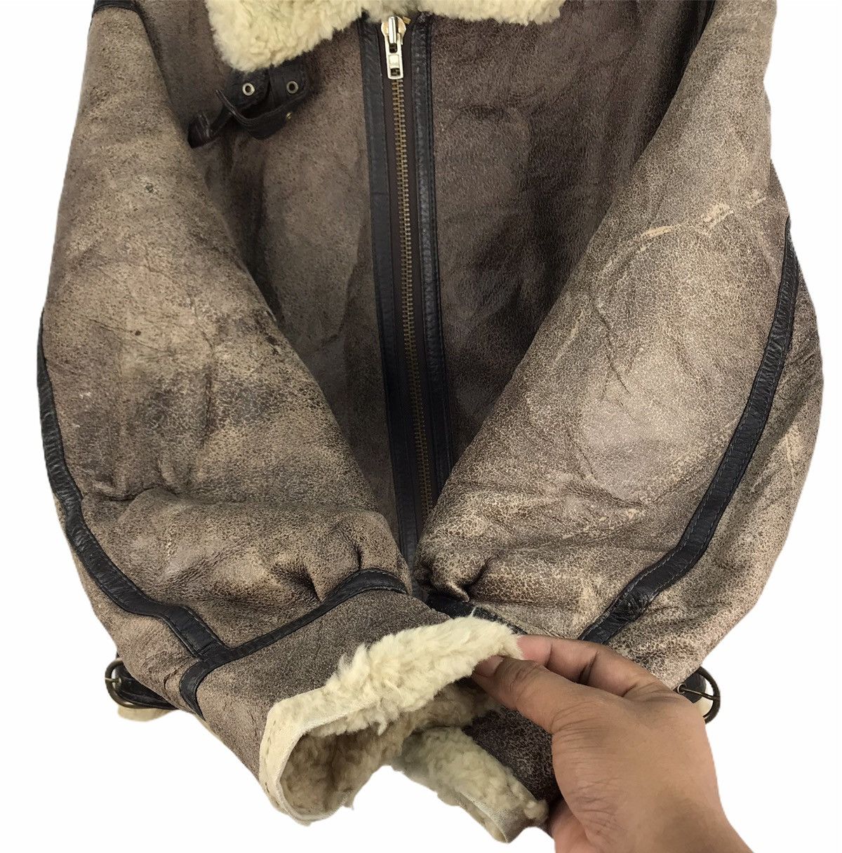 Vintage VINTAGE US ARMY B3 SHEEPSKIN Size US M / EU 48-50 / 2 - 6 Thumbnail