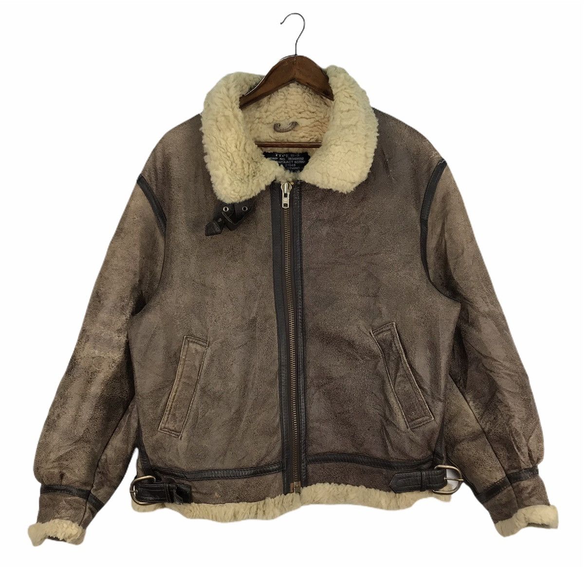 Vintage VINTAGE US ARMY B3 SHEEPSKIN Size US M / EU 48-50 / 2 - 2 Thumbnail
